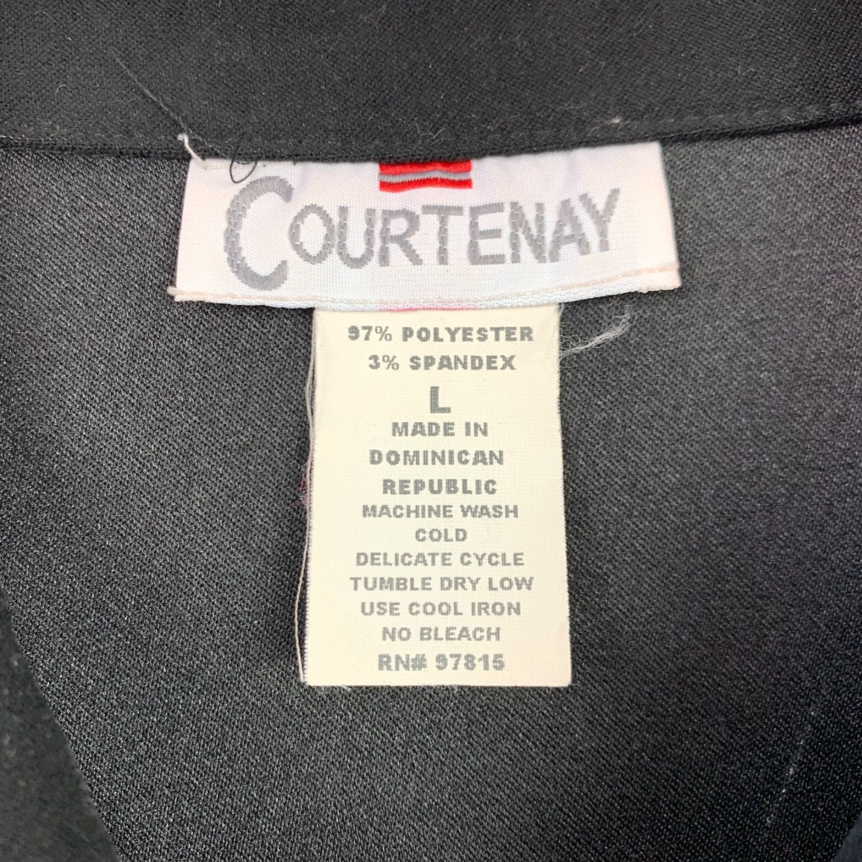 Vintage VINTAGE Courtenay Black Button Up Faux Suede Shirt Womens L Size L / US 10 / IT 46 - 3 Thumbnail