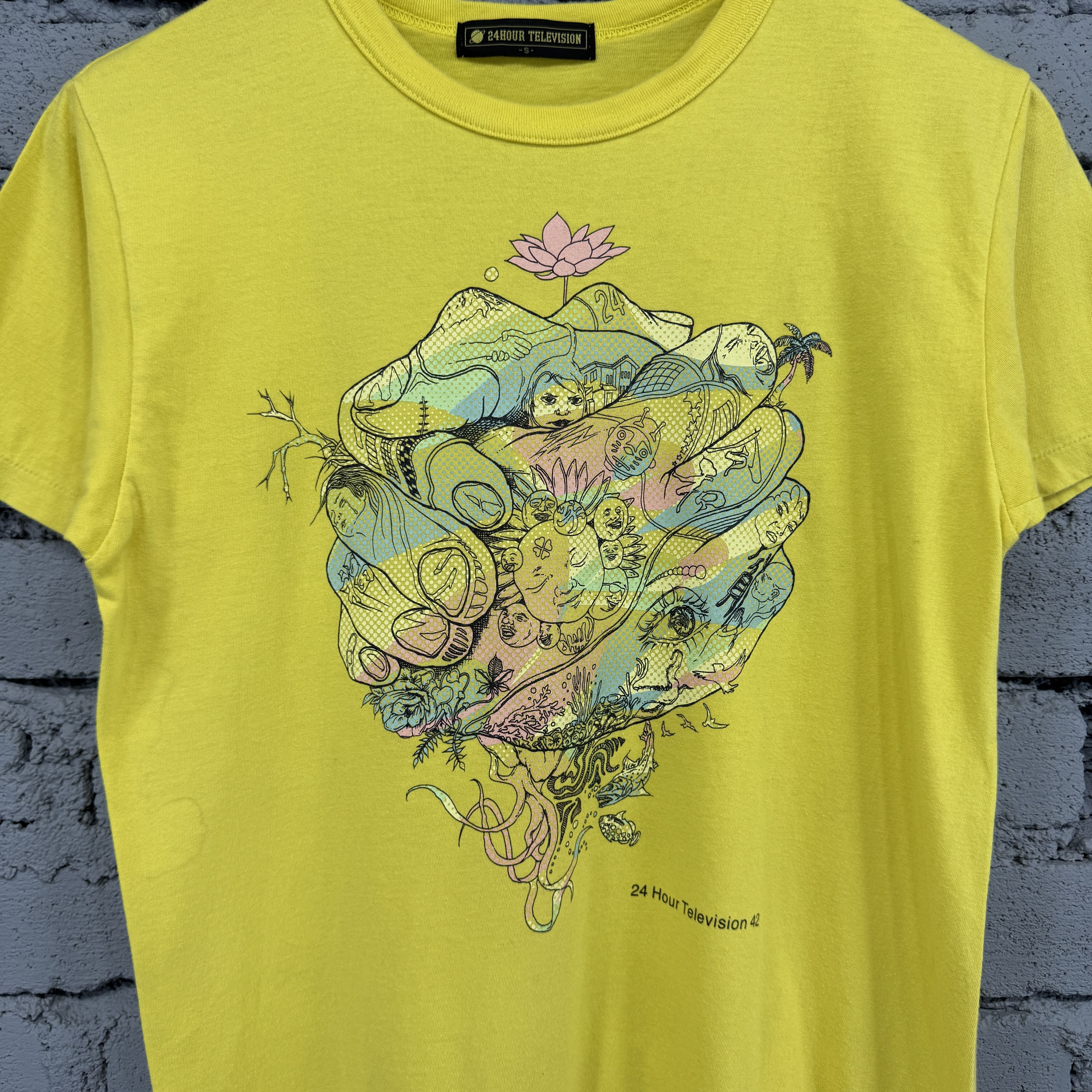 Vintage Rare Vintage 24 Hour Televison Charity Tshirt Size US S / EU 44-46 / 1 - 3 Thumbnail