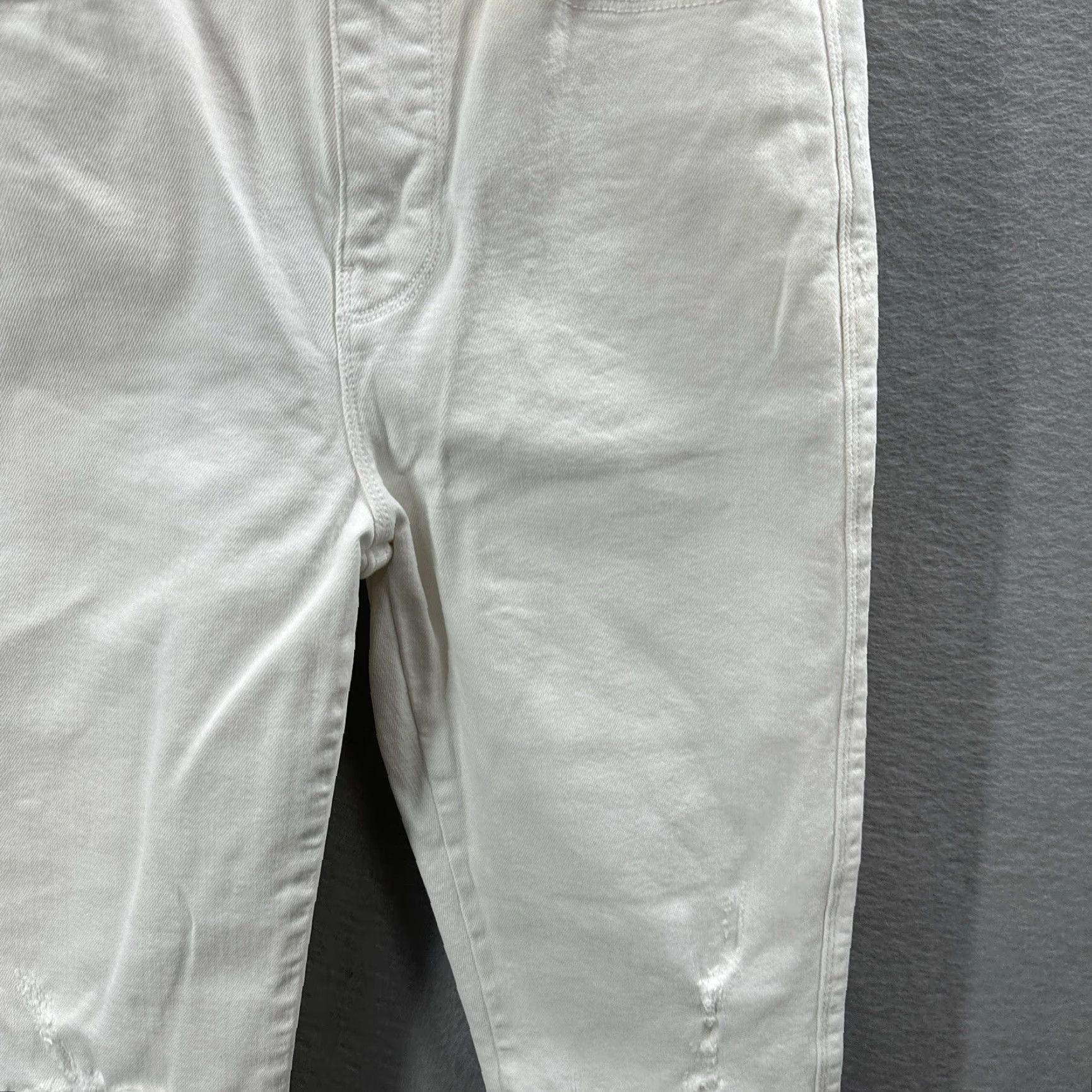 Frame FRAME Le Sylvie High Rise Capri Cropped Jeans Women 25 Regular White Denim 90s Preppy Womens Size 42" / US 20 - 6 Thumbnail