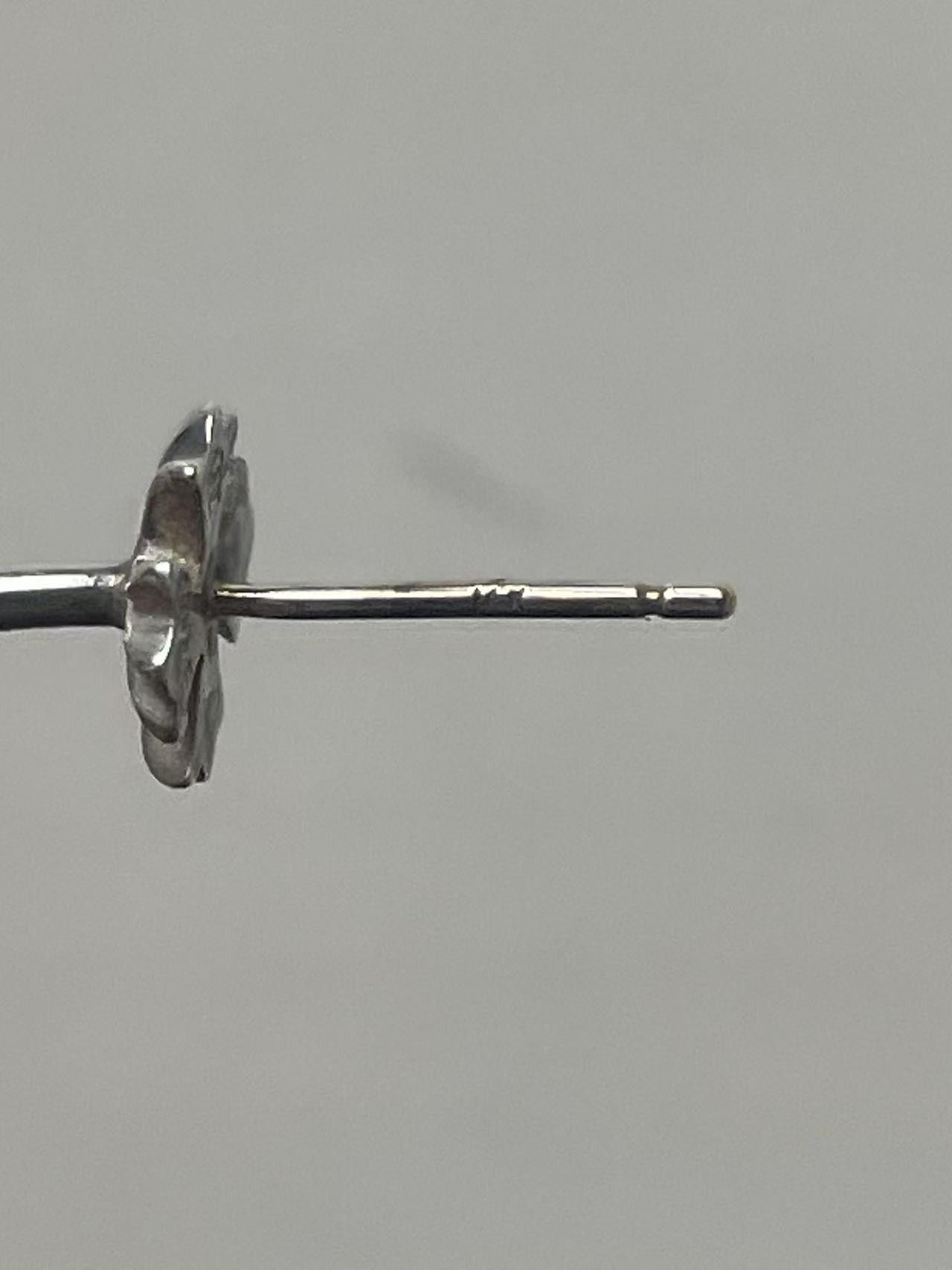 Chrome Hearts Chrome Hearts Silver Cross Earring Hoop Size ONE SIZE - 6 Thumbnail