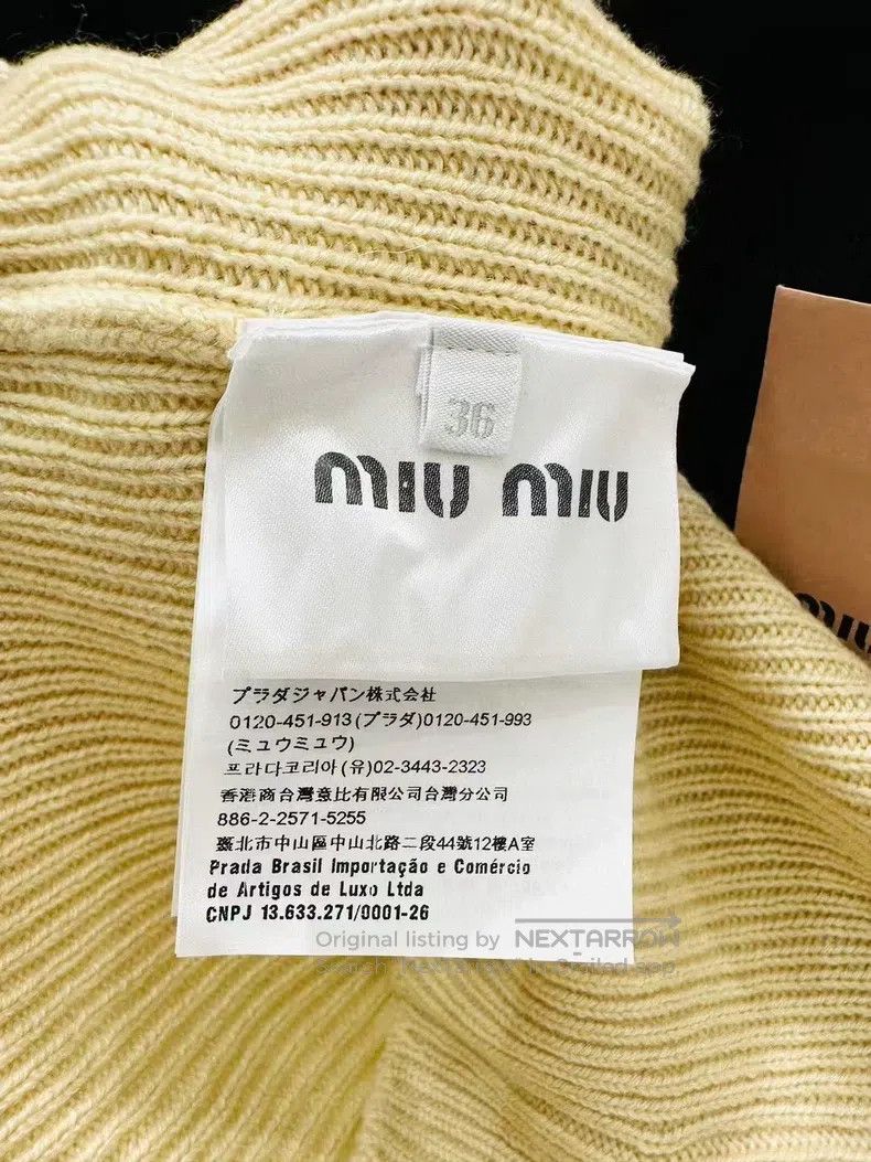 Miu Miu Miu Miu 36 Lapel sweater Size S / US 4 / IT 40 - 5 Thumbnail