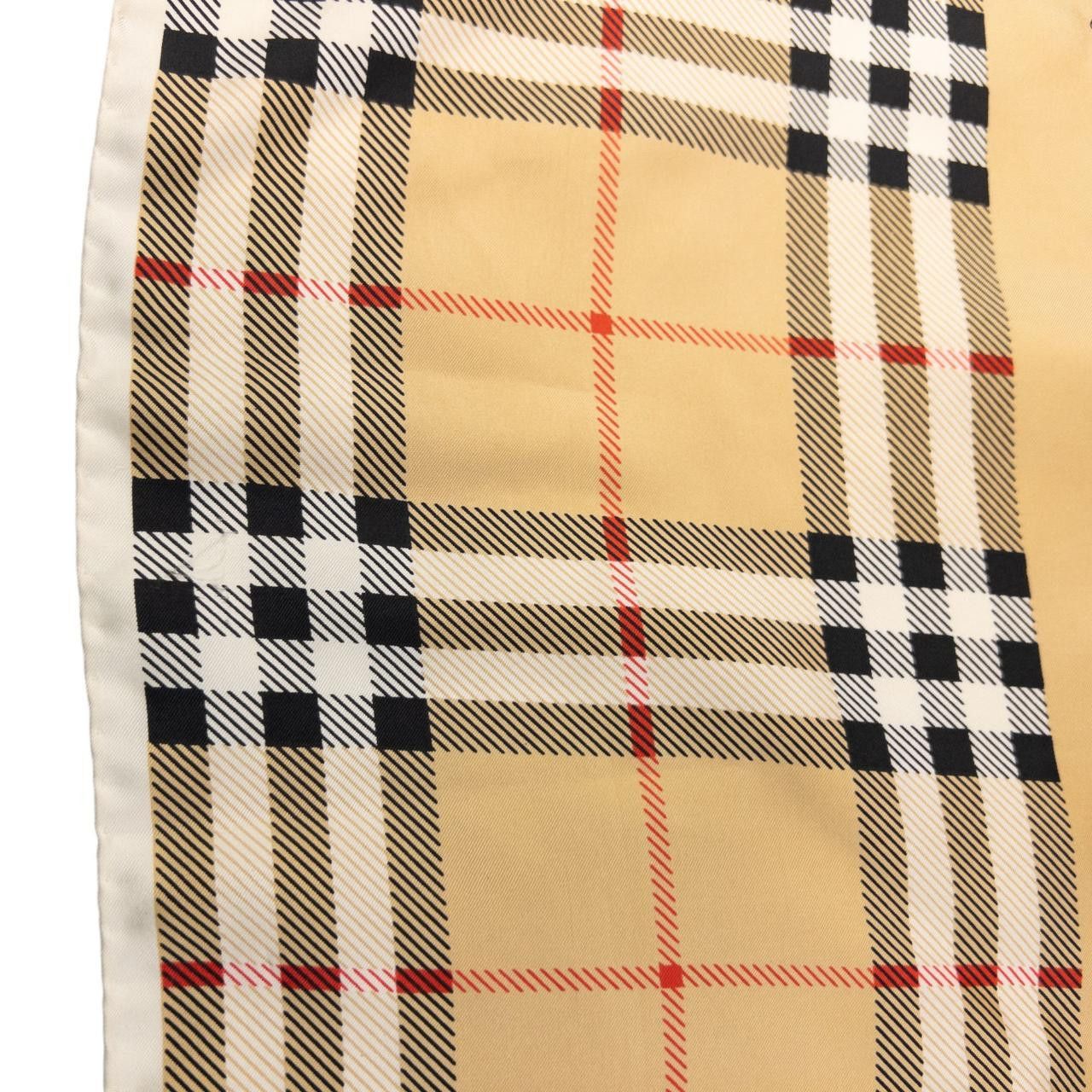 Burberry Vintage Burberry Nova Check Silk Scarf Size ONE SIZE - 8 Thumbnail