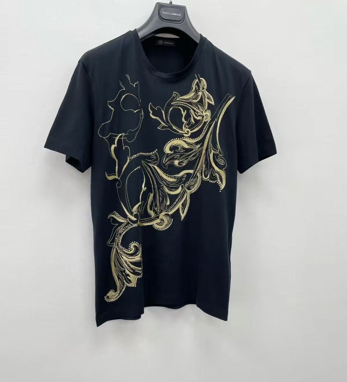 Versace VERSACE Mainline Heavy Embroidered Short Sleeve T-shirt J30 Size US S / EU 44-46 / 1 - 2 Thumbnail
