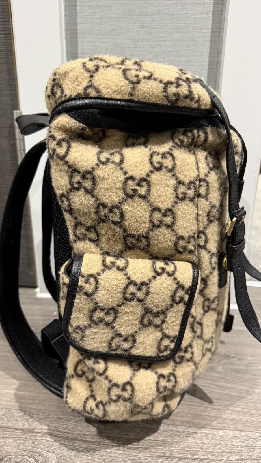 Gucci Gucci Jacquard Wool Backpack Size ONE SIZE - 2 Thumbnail