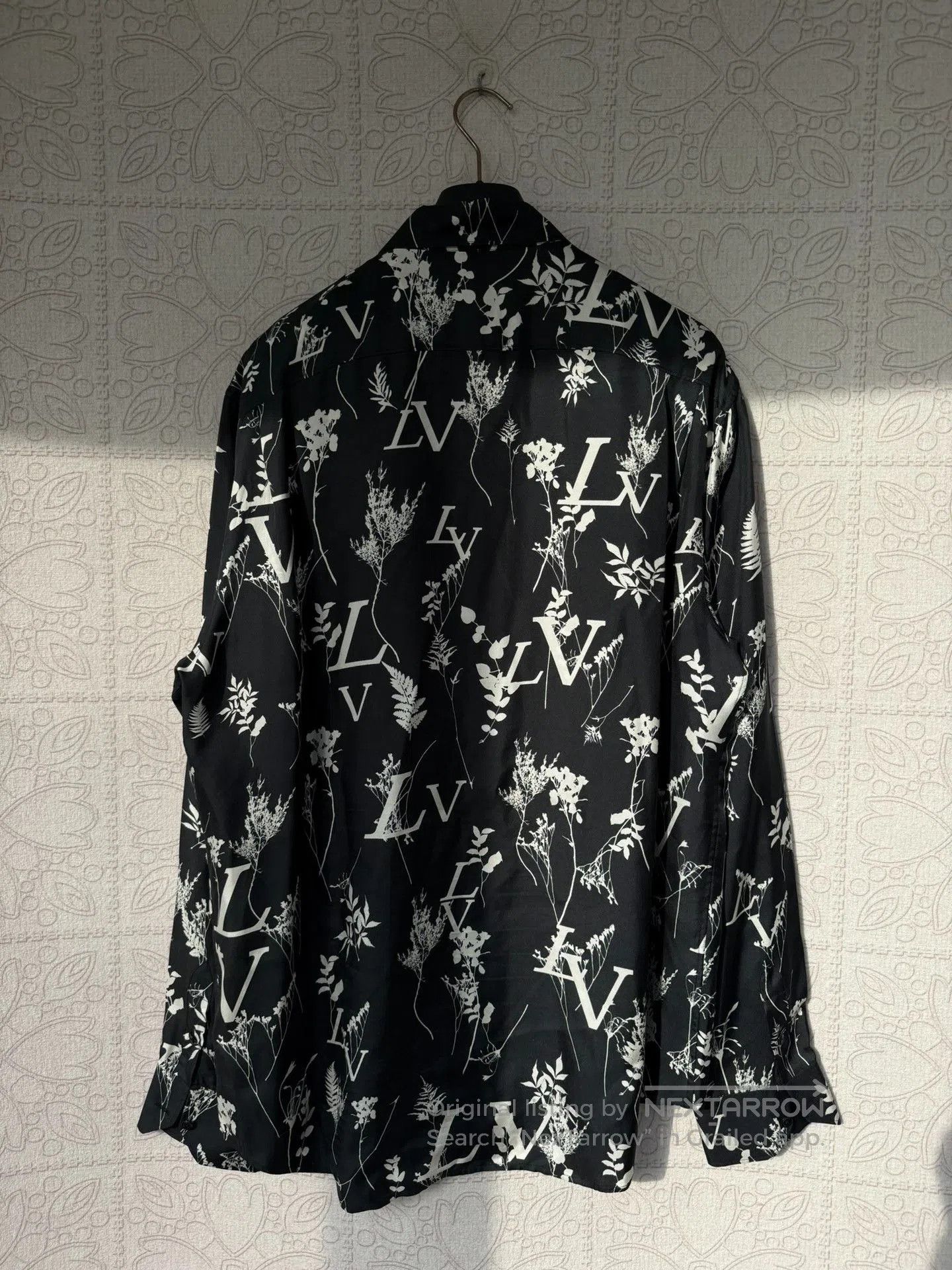 Louis Vuitton louis vuitton floral print silk shirt XXL. Size XL / US 12-14 / IT 48-50 - 2 Thumbnail