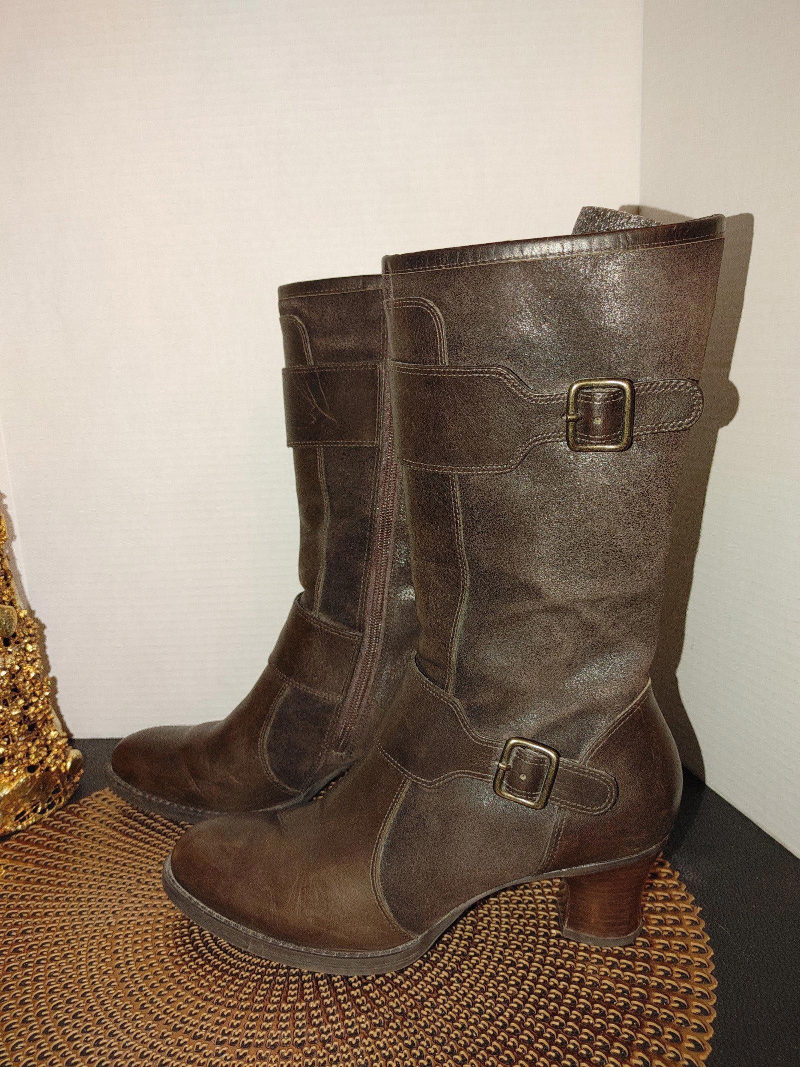 Designer Nurture by Lamaze Salem Leather Boots Size 9 Size US 9 / IT 39 - 1 Thumbnail