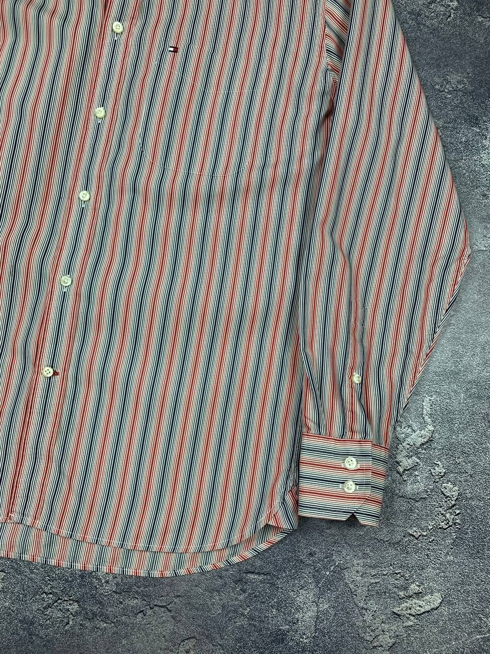Tommy Hilfiger Tommy Hilfiger Mens Multicolor Striped Regular Fit Size US S / EU 44-46 / 1 - 5 Thumbnail