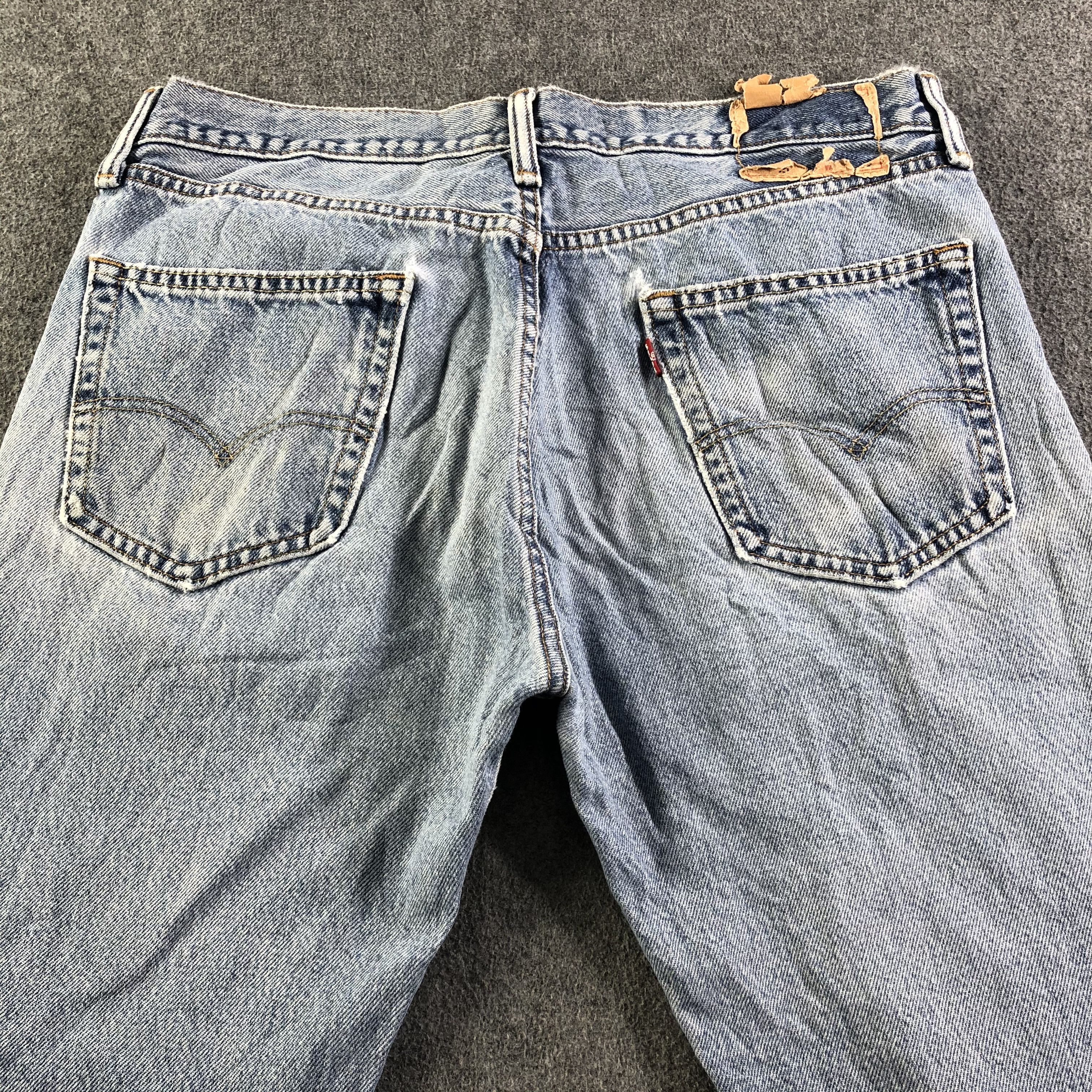 Levi's Vintage Blue Wash Levis 505 Jeans-J3212 Size US 35 - 4 Thumbnail