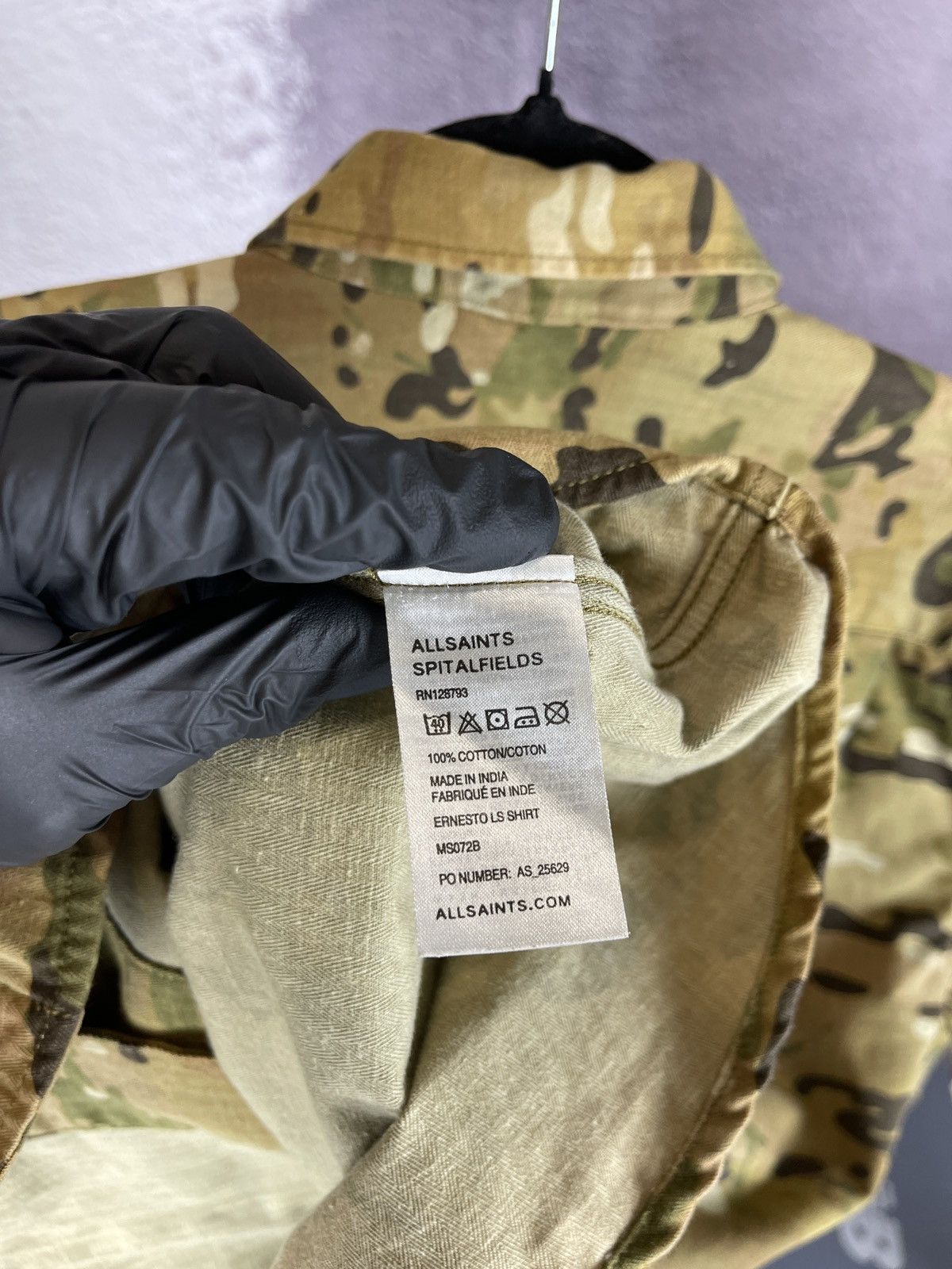 Allsaints Allsaints Ernesto LS shirt military utility overshirt Size US M / EU 48-50 / 2 - 14 Thumbnail