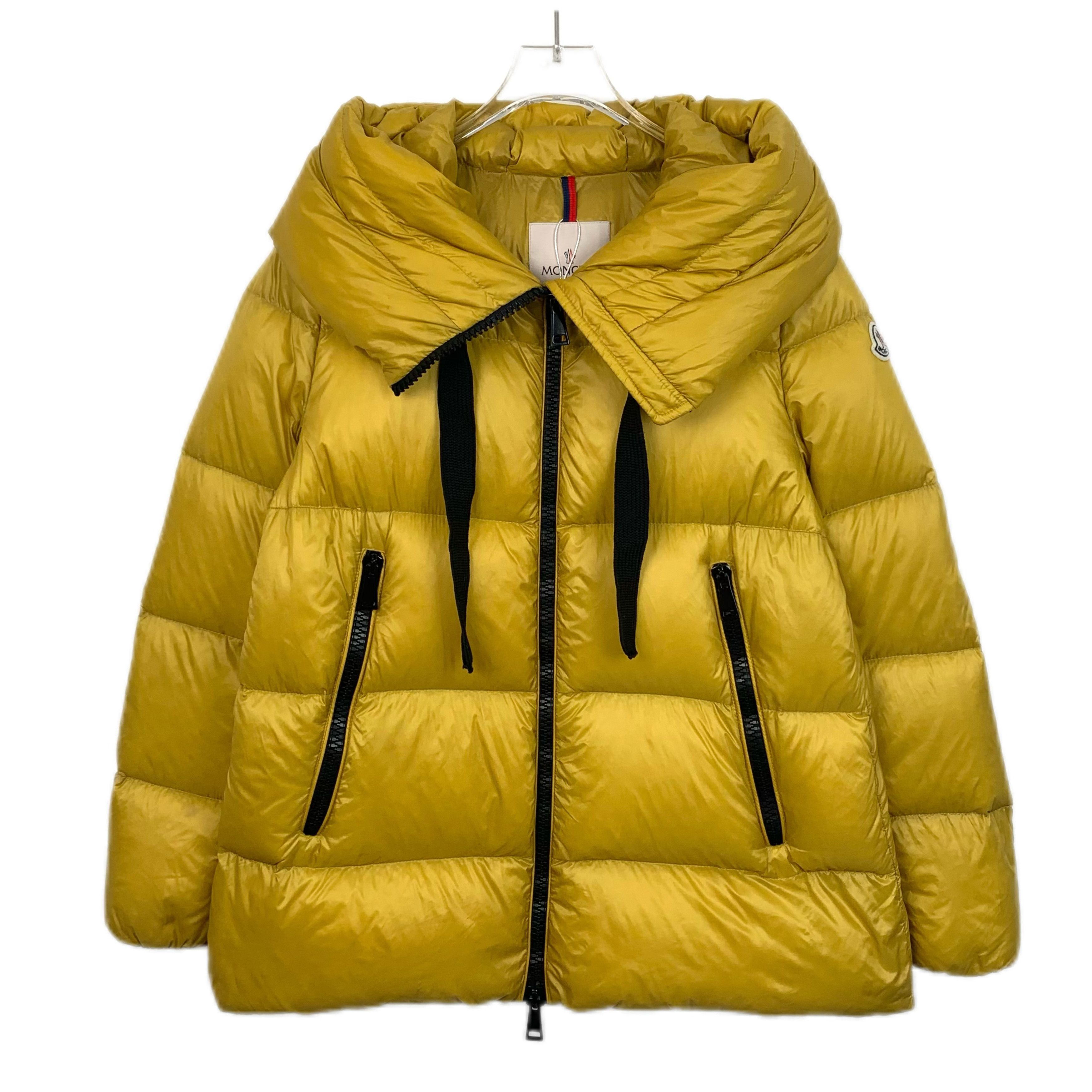 Moncler Moncler Serin Yellow Logo Jacket with Hood (Size M) Size M / US 6-8 / IT 42-44 - 1 Thumbnail