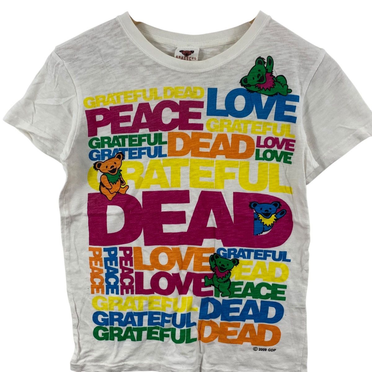 Band Tees GRATEFUL DEAD BAND 2009 Love Peace Tour Tee Shirt Top Size M / US 6-8 / IT 42-44 - 5 Thumbnail