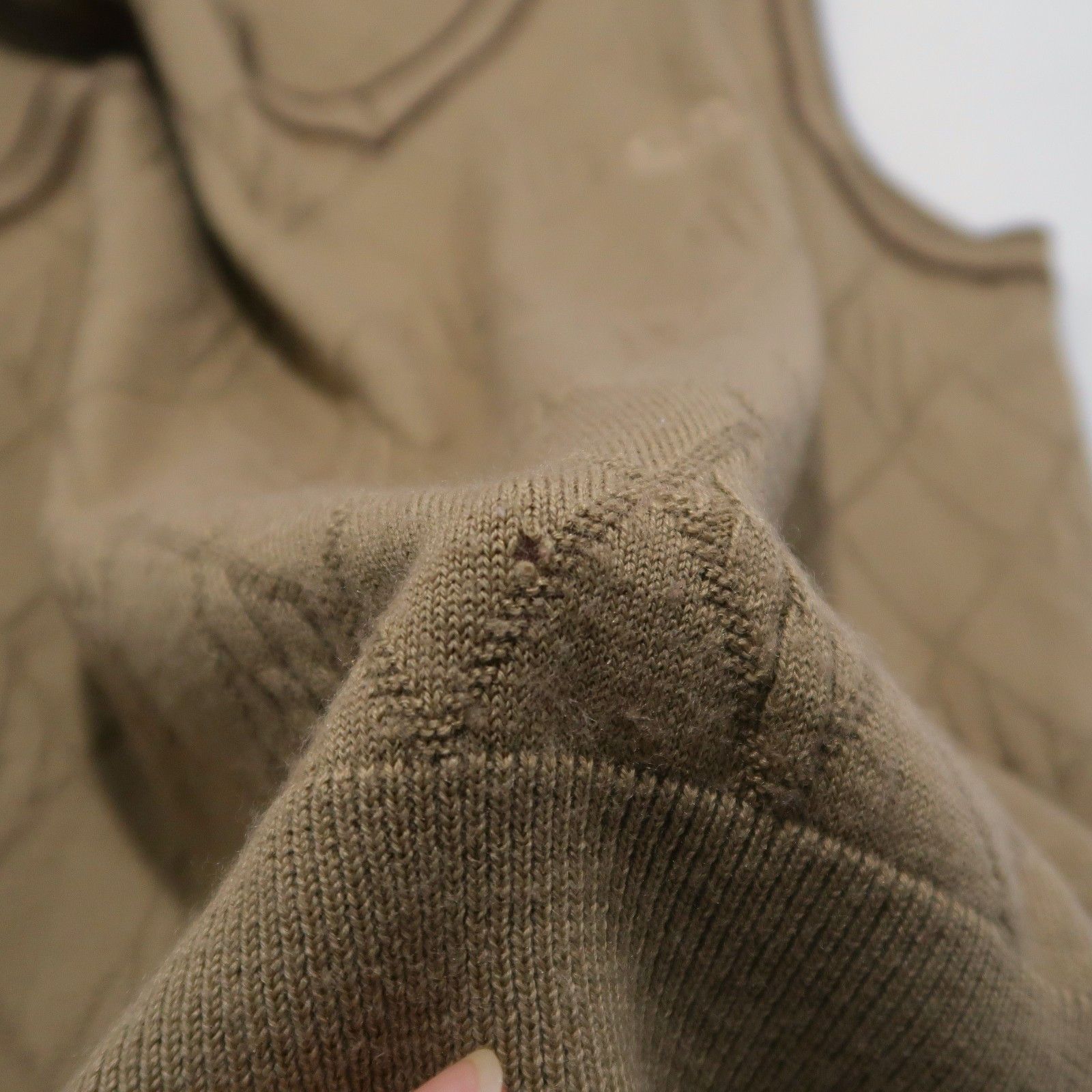 Christian Dior Monsieur 90s Christian Dior Sports Monogram Cable Knit Vest Fuzzy Size US S / EU 44-46 / 1 - 9 Thumbnail