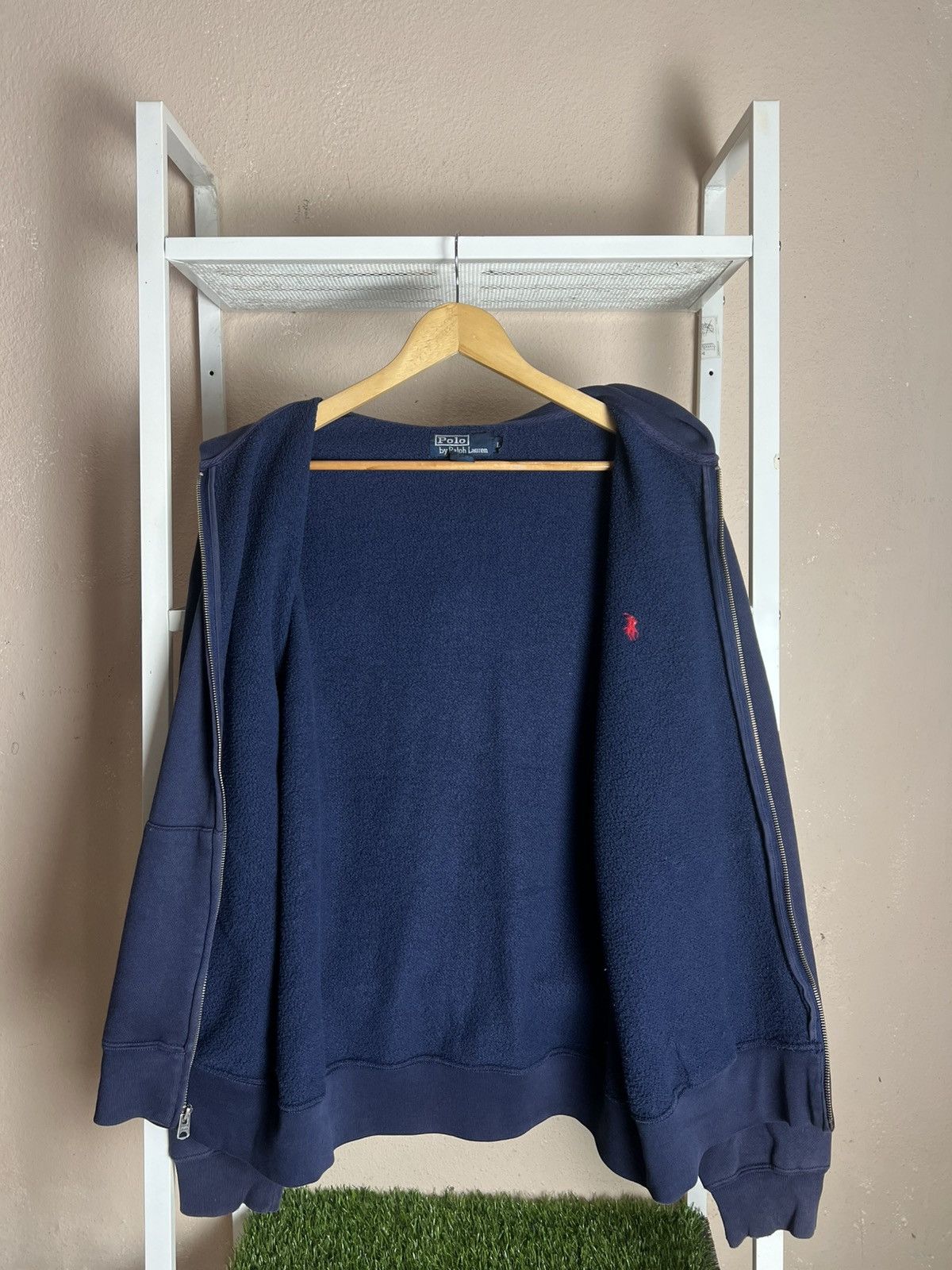 Polo Ralph Lauren × Vintage Vintage Polo Ralph Lauren Zipper Hooded Faded Size US L / EU 52-54 / 3 - 9 Thumbnail