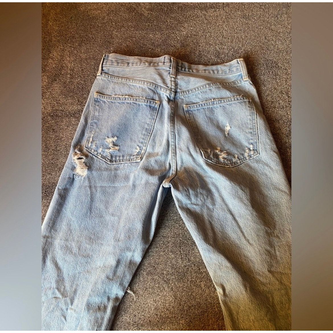 Agolde AGOLDE Los Angeles Blue Distressed Jeans ( 26 ) Size 26" / US 2 / IT 38 - 5 Thumbnail