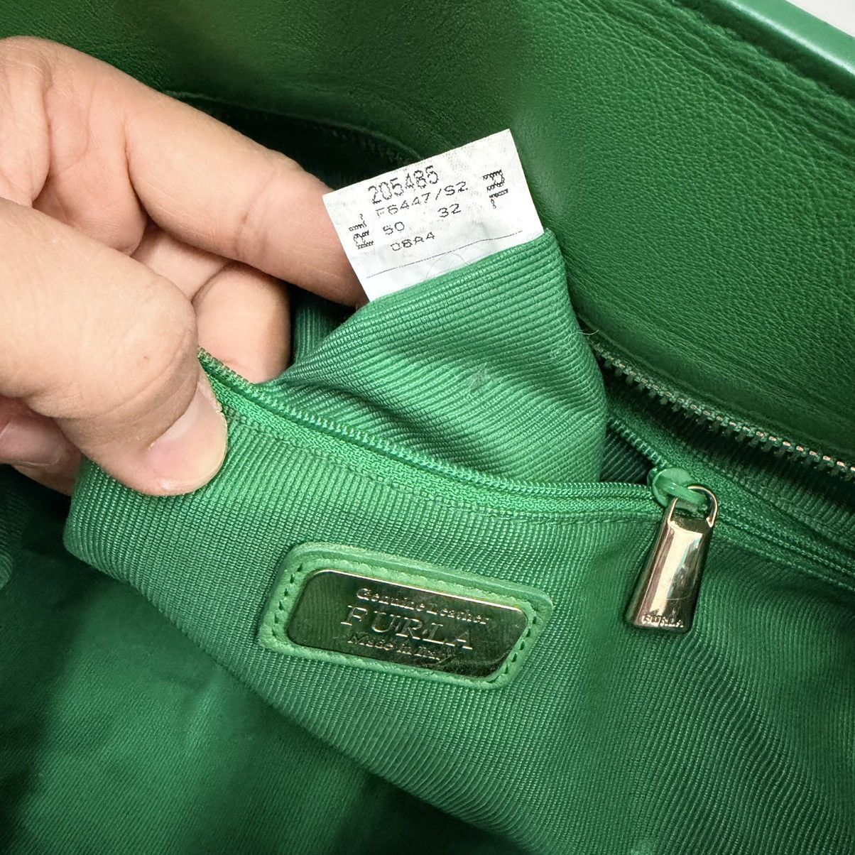 Furla Furla Large Leather Green Handbag Size ONE SIZE - 10 Thumbnail