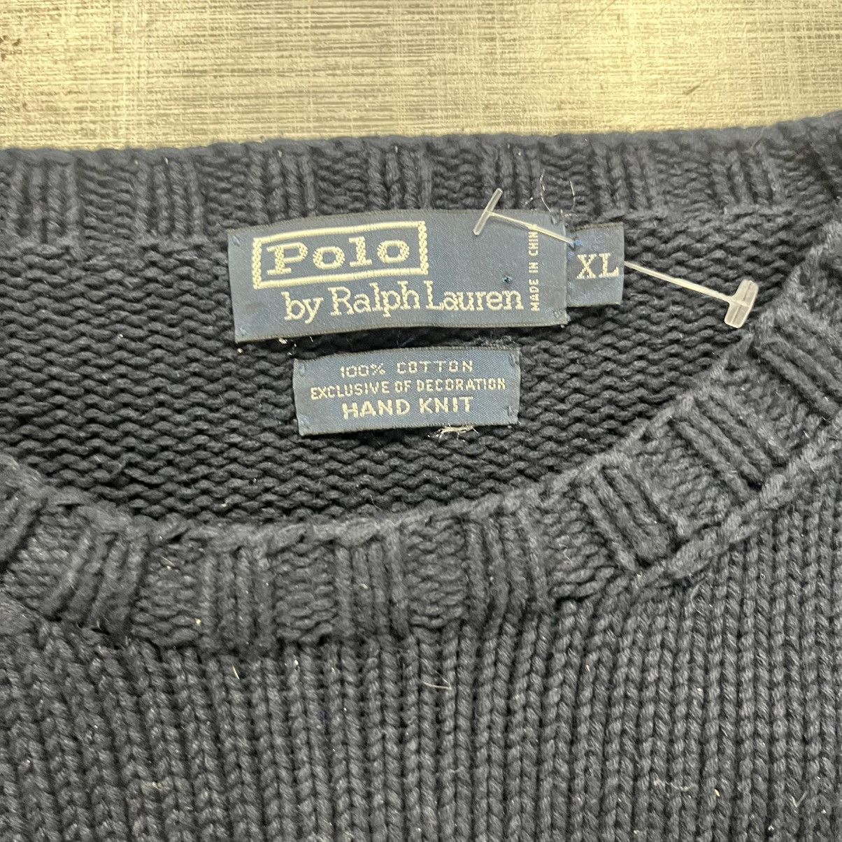 Designer × Polo Ralph Lauren × Vintage Rare VTG Polo Ralph Lauren Hand Knit Polo Bear Sweater Size US XL / EU 56 / 4 - 5 Thumbnail