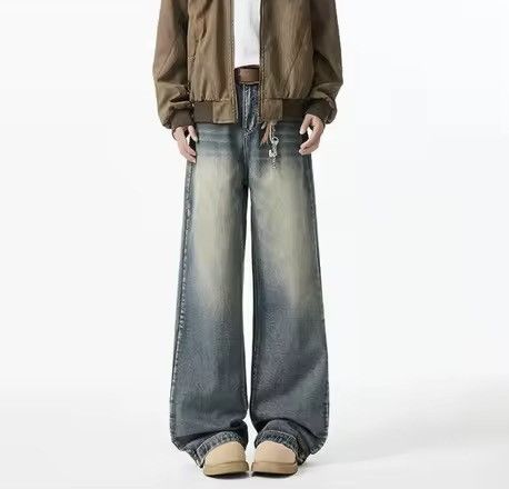 Japanese Brand Men's distressed hippie trendy flared jeans Size US 33 - 7 Thumbnail