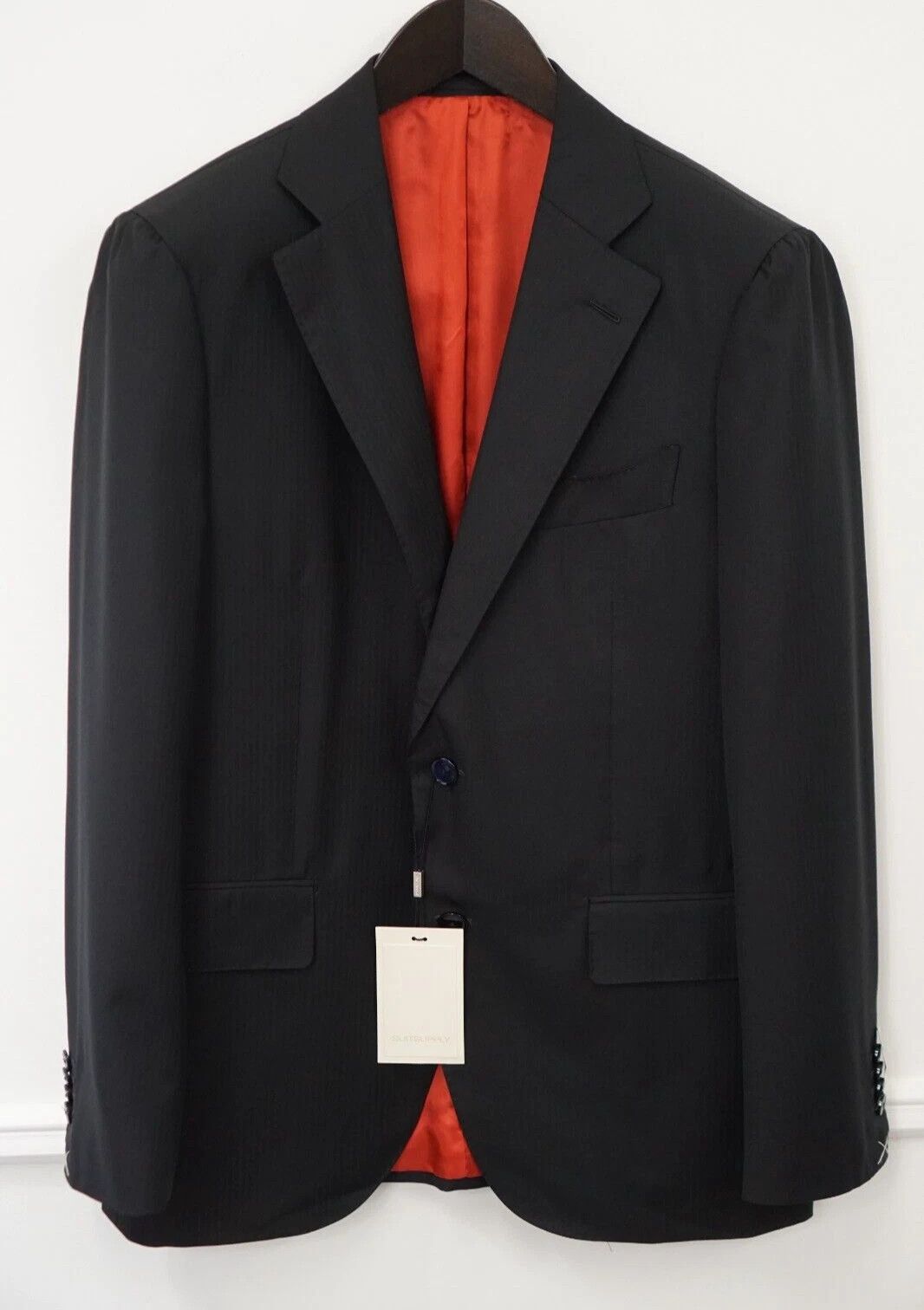 Suitsupply Men Suitsupply Blazer La Spalla Vitale Barberis Wool US40 Size 40R - 1 Thumbnail