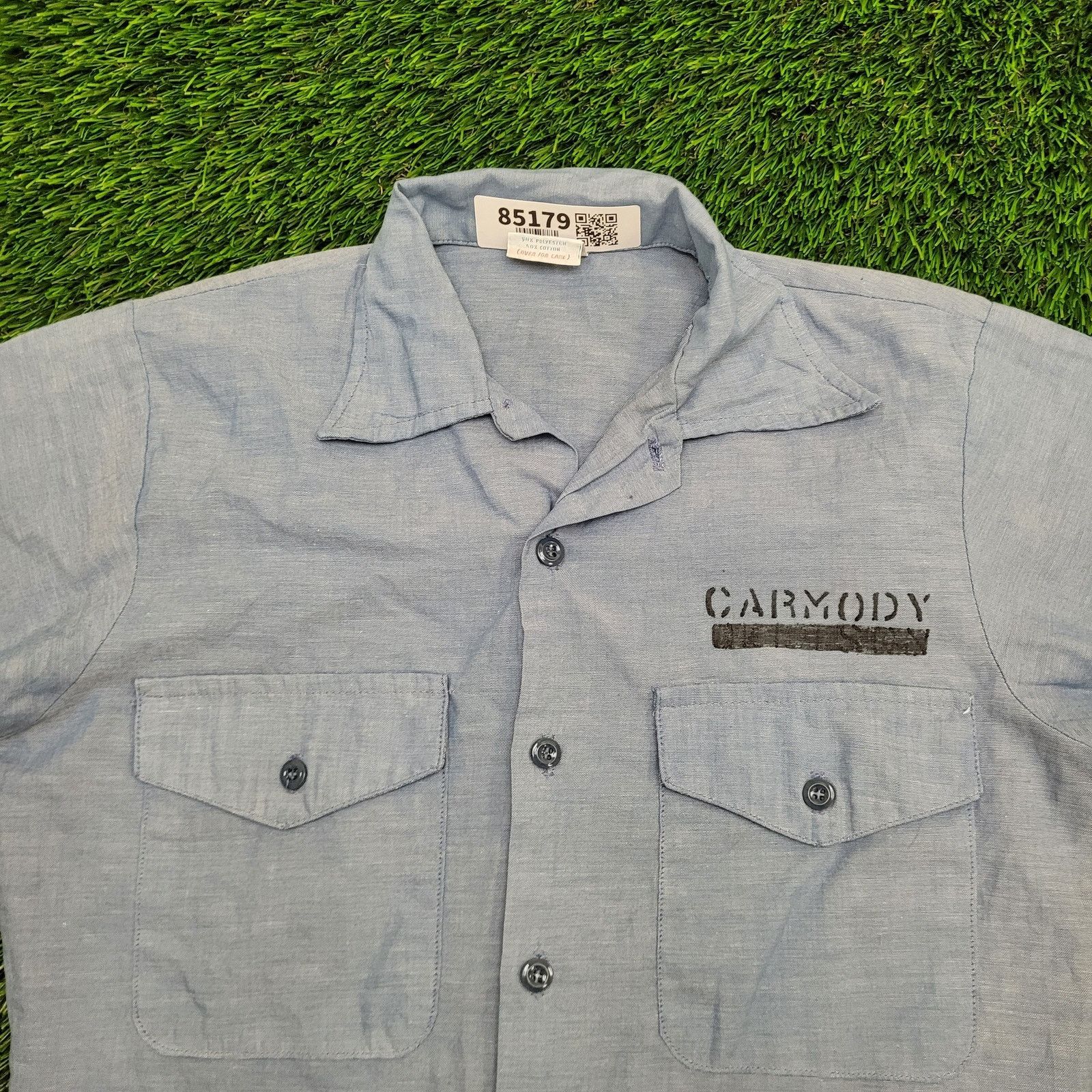 Vintage VTG 80s Seafarer Chambray Button Shirt XS/S 18x27 USA Made Size US S / EU 44-46 / 1 - 7 Thumbnail