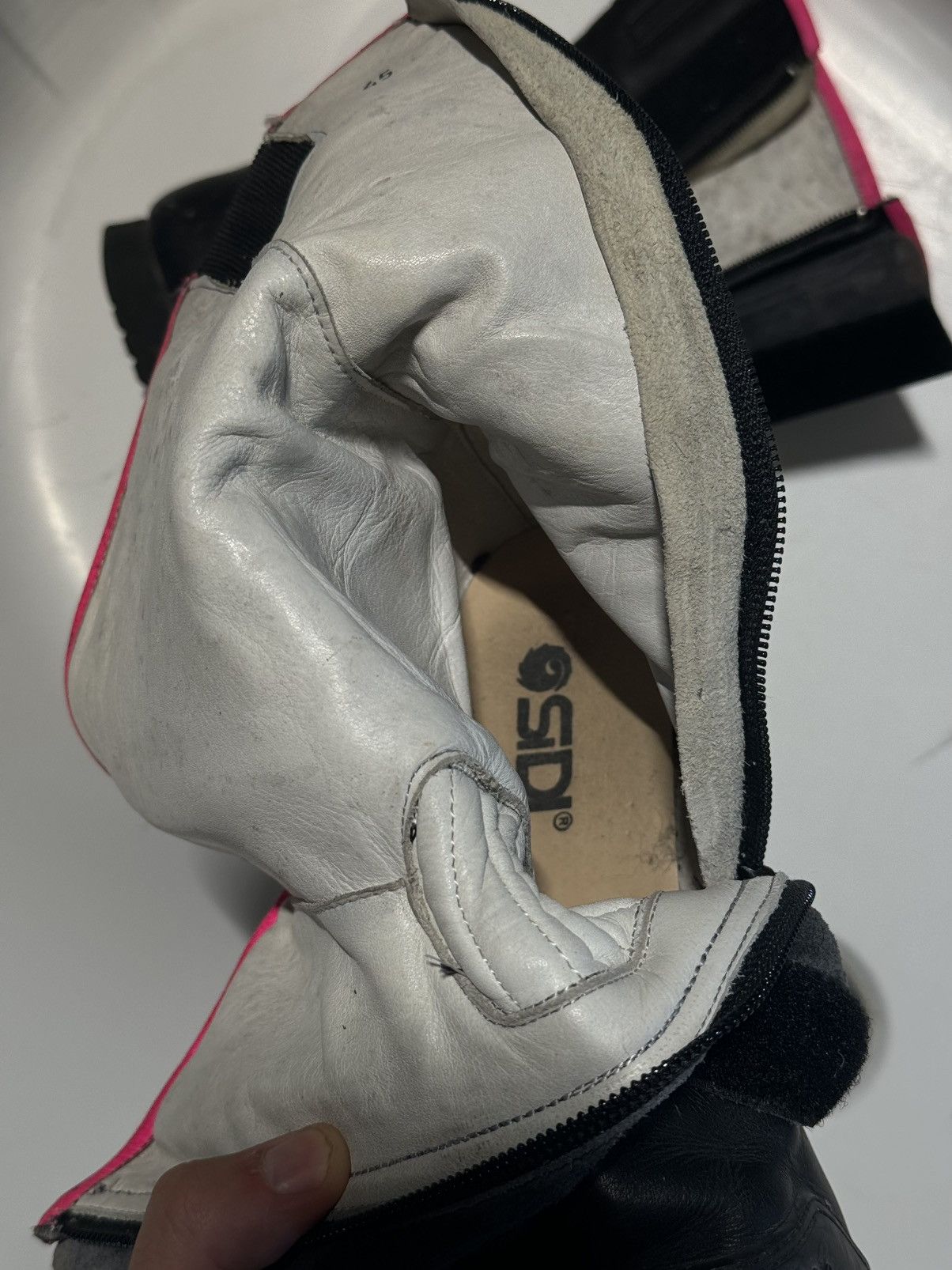 Dainese 90’s Dainese Vintage Black / Pink Motorcycle Boots leather Size US 10.5 / EU 43-44 - 21 Thumbnail