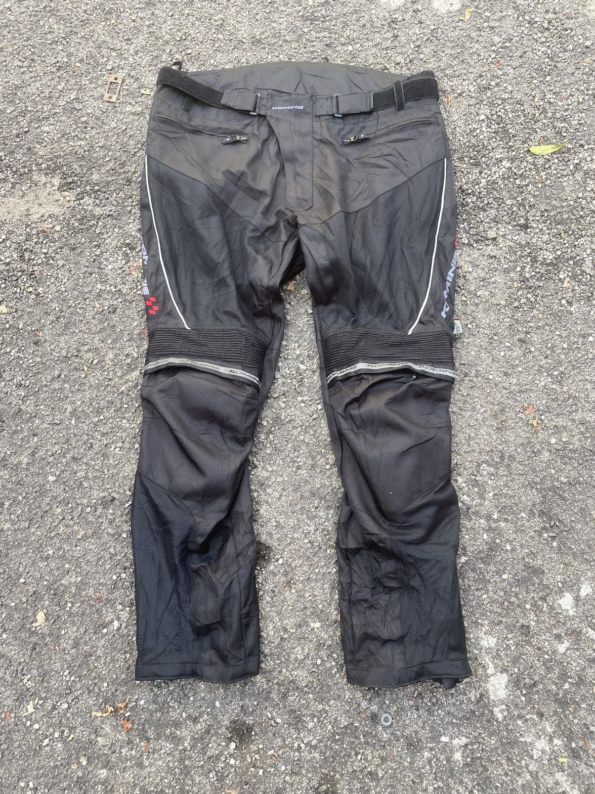 image of Kominie Tokyo Racing Japanese Motorcycle Biker Pants 3Xl in Black, Men's (Size 38)