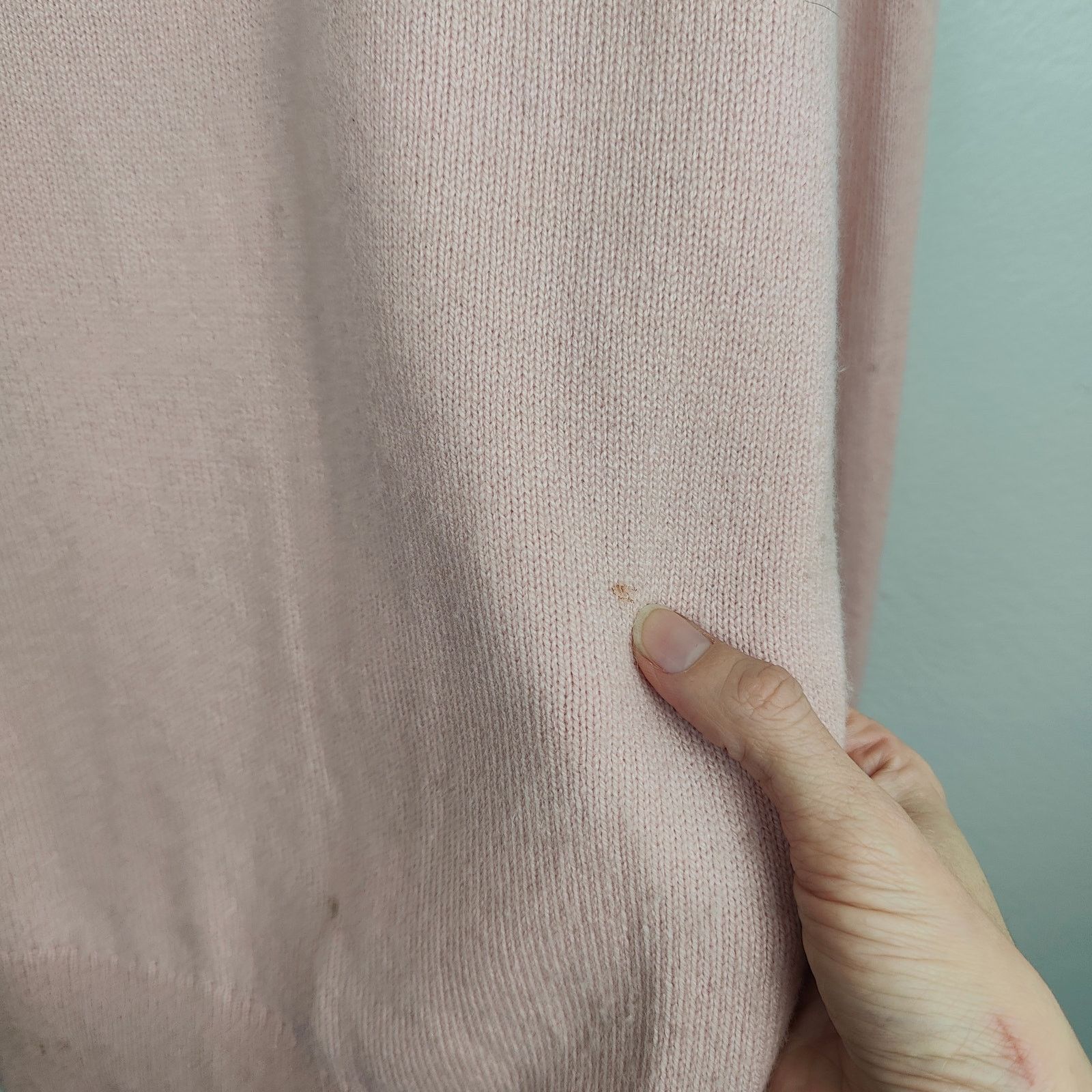 Other Vintage Ballantyne Cashmere Sweater Mens Large Pink V-Neck Size US L / EU 52-54 / 3 - 8 Thumbnail