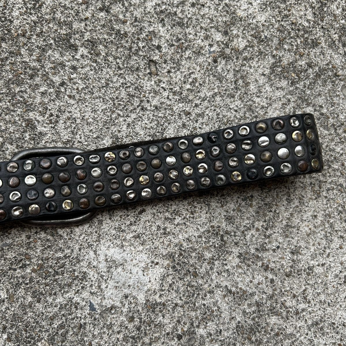 Vintage Vintage studded leather belt Black (Kapital Style) Size ONE SIZE - 8 Thumbnail