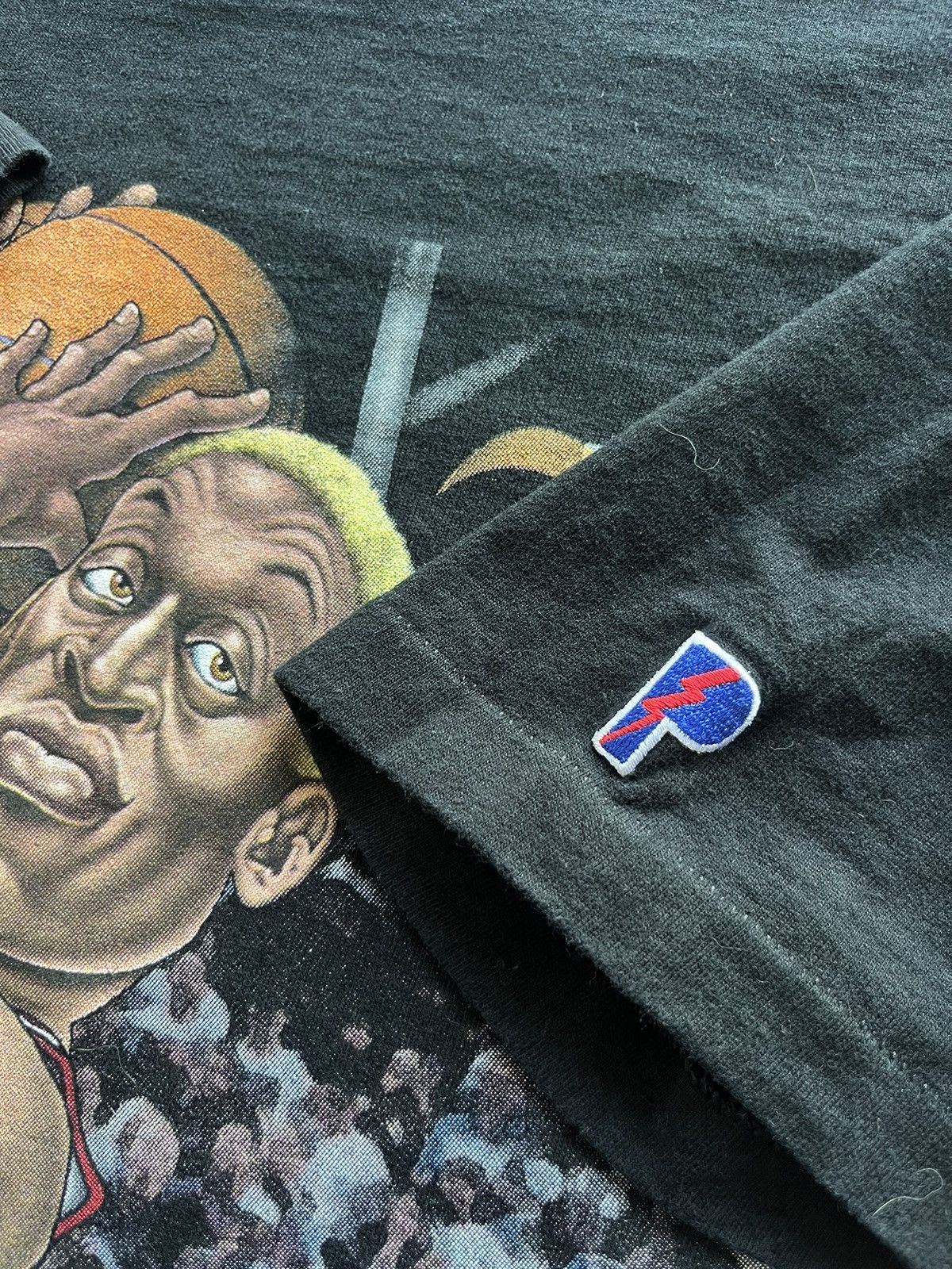 NBA × Pro Player × Vintage Vintage Dennis RODMAN Chicago Bulls 90’s by Proplayer tee’s Size US XXL / EU 58 / 5 - 9 Thumbnail