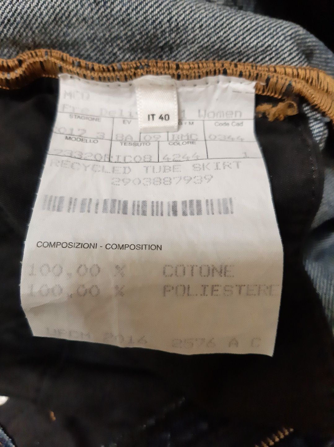 Alexander McQueen McQueen Skirt Leather Denim Size 27" / US 4 / IT 40 - 5 Thumbnail