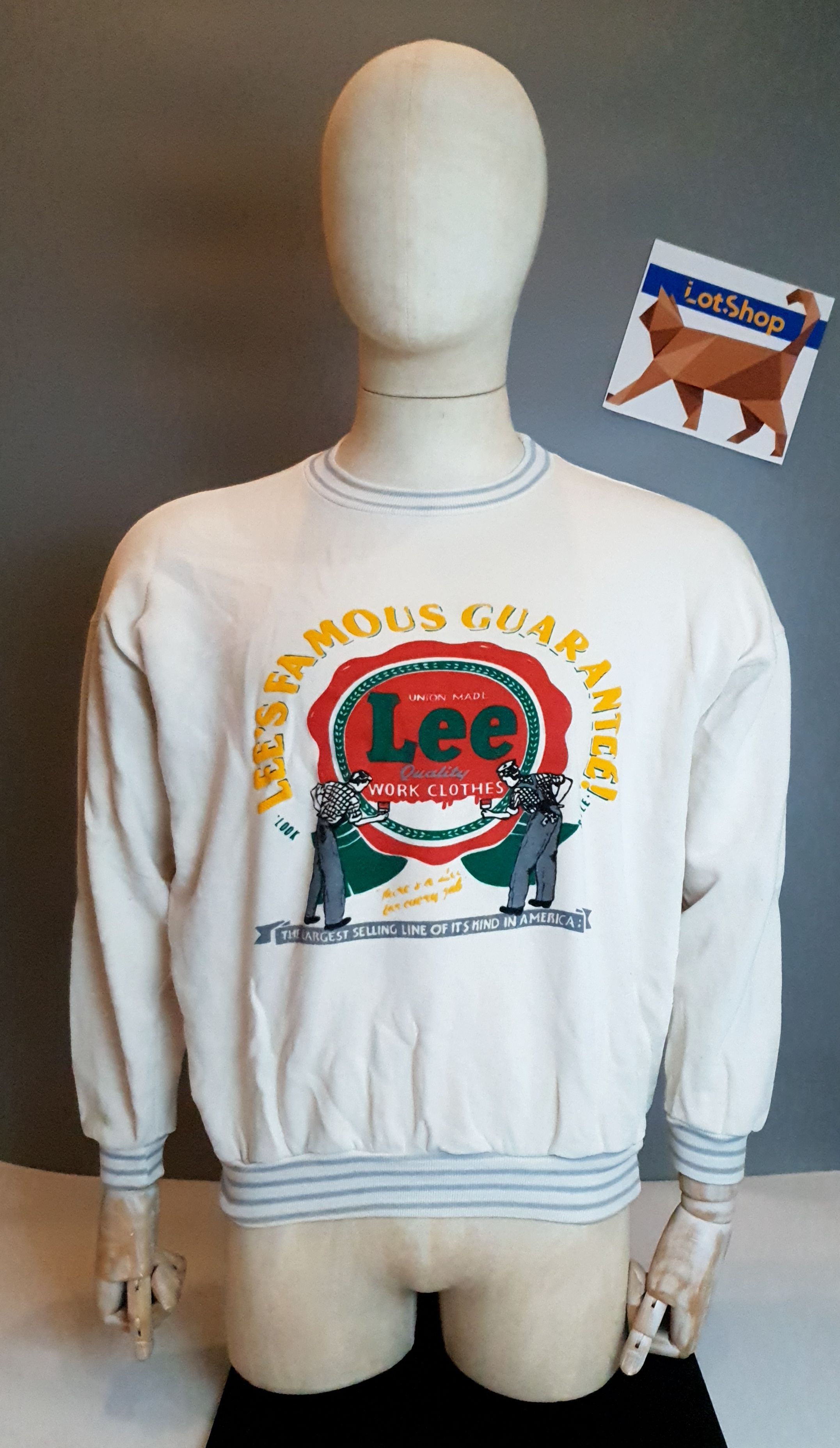 Lee × Streetwear × Vintage Lee USA 80s Vintage Pullover Sweatshirt Made ...