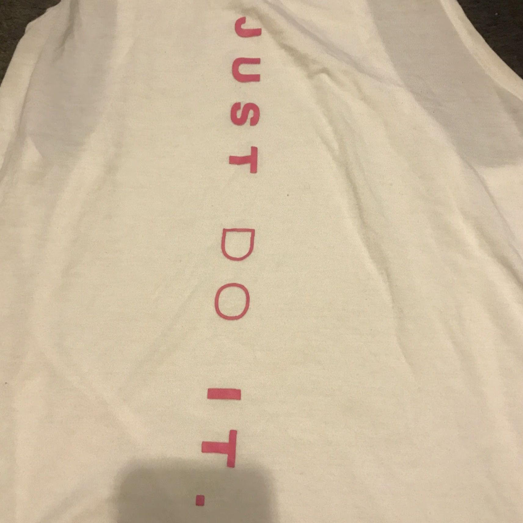 Nike Nike Dri-Fit Just Do It Tank Top Running Slate AQ5179 M White Women Size M / US 6-8 / IT 42-44 - 2 Thumbnail