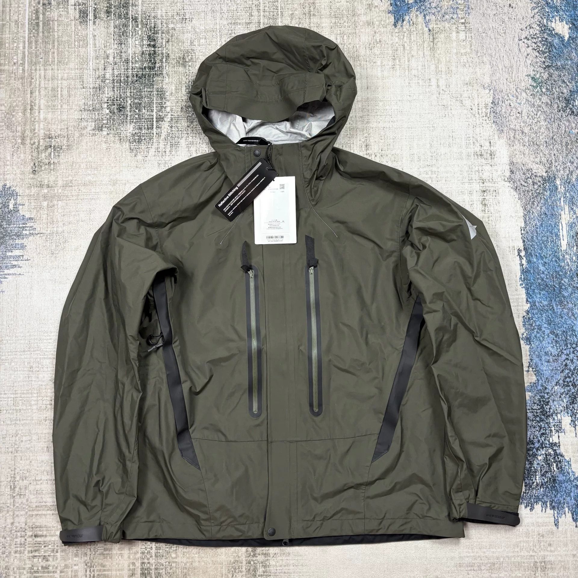 And Wander AND WANDER 24SS 2.5L HIKER RAIN JACKET Size US S / EU 44-46 / 1 - 1 Thumbnail