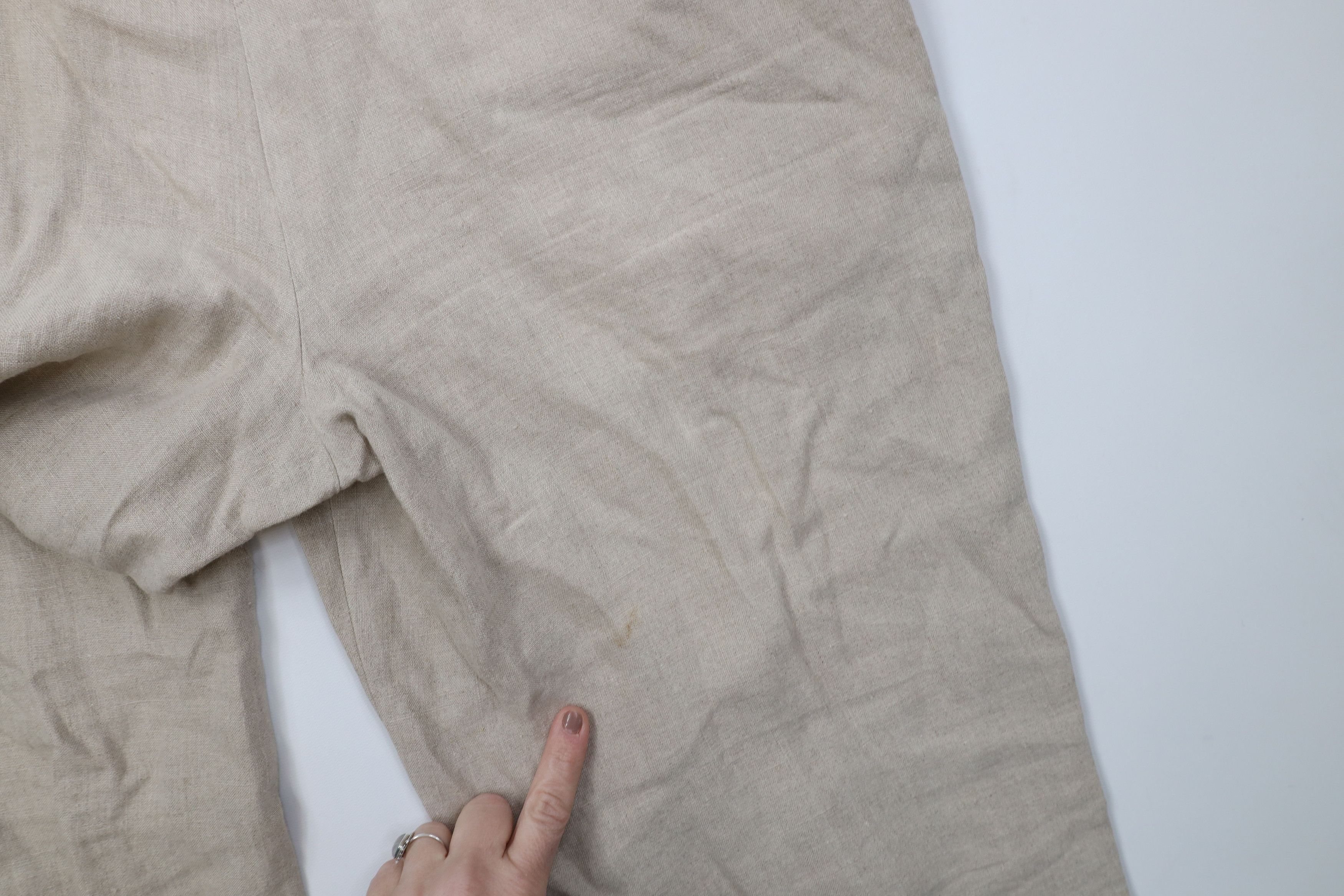 Vintage Vintage 90s Y2K Streetwear Knit Wide Leg Chino Pants Beige Size US 36 / EU 52 - 14 Thumbnail