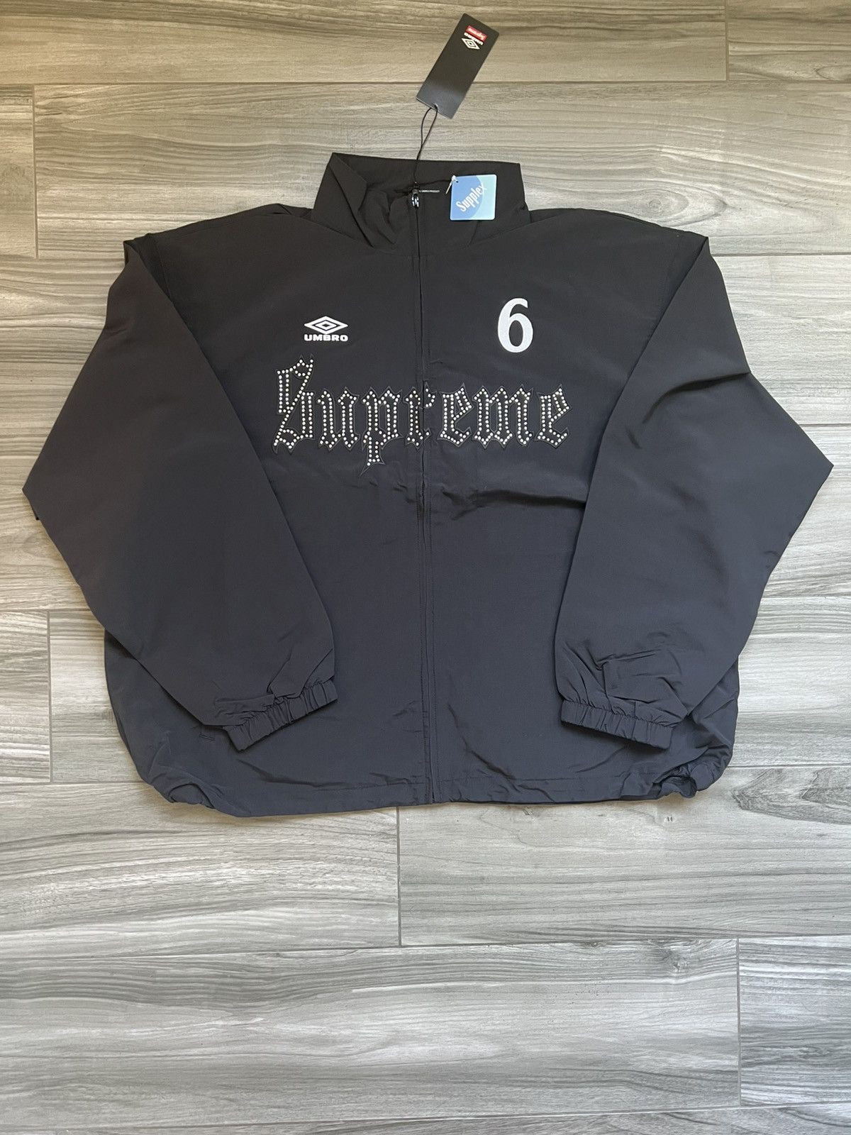 Supreme SUPREME UMBRO ZIP UP SWEATER SS25 UMBRO KNIT SOCCER JACKET