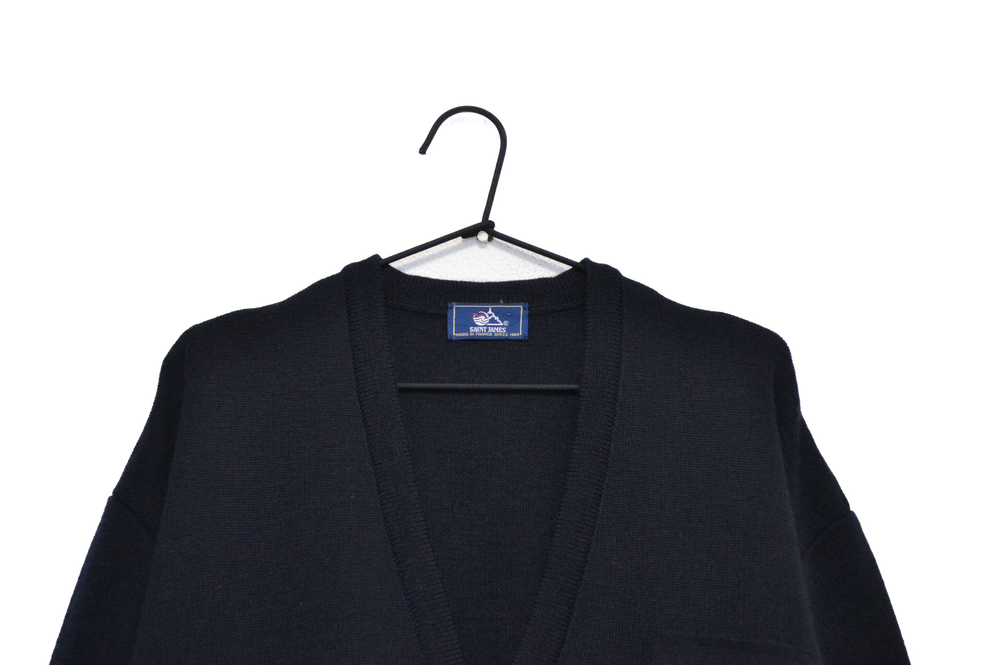 Vintage Saint James Marine 100% Wool Men's Cardigan