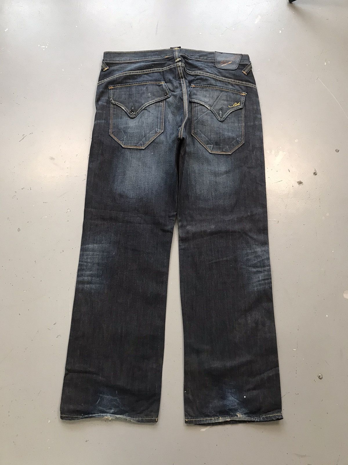 Ed Hardy × Vintage Rare vintage Edhardy straight fit denim Size US 40 / EU 56 - 1 Thumbnail