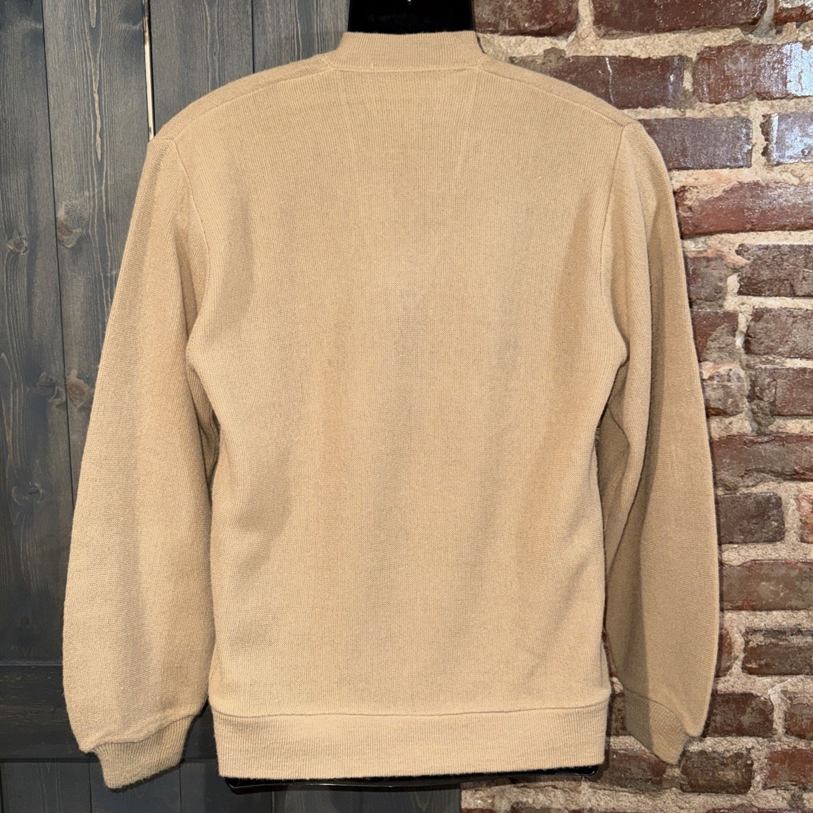 Other Unbranded VTG Sweater Sz L Tan Baby Alpaca Wool Knit GRANDPA Size US L / EU 52-54 / 3 - 4 Thumbnail
