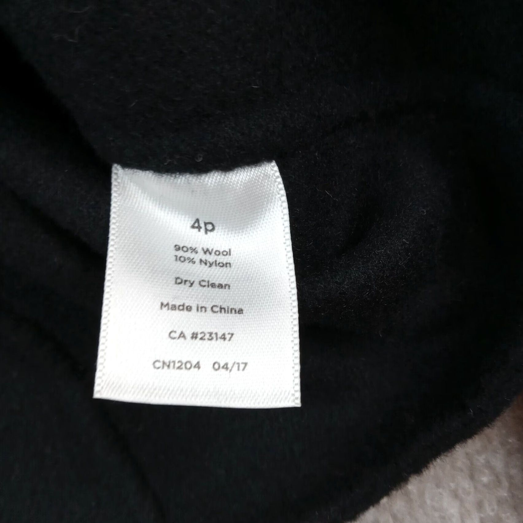 Talbots Talbots Blazer Jacket Womens Size 4 Petite Black Wool Pockets Ruffled Size S / US 4 / IT 40 - 6 Thumbnail