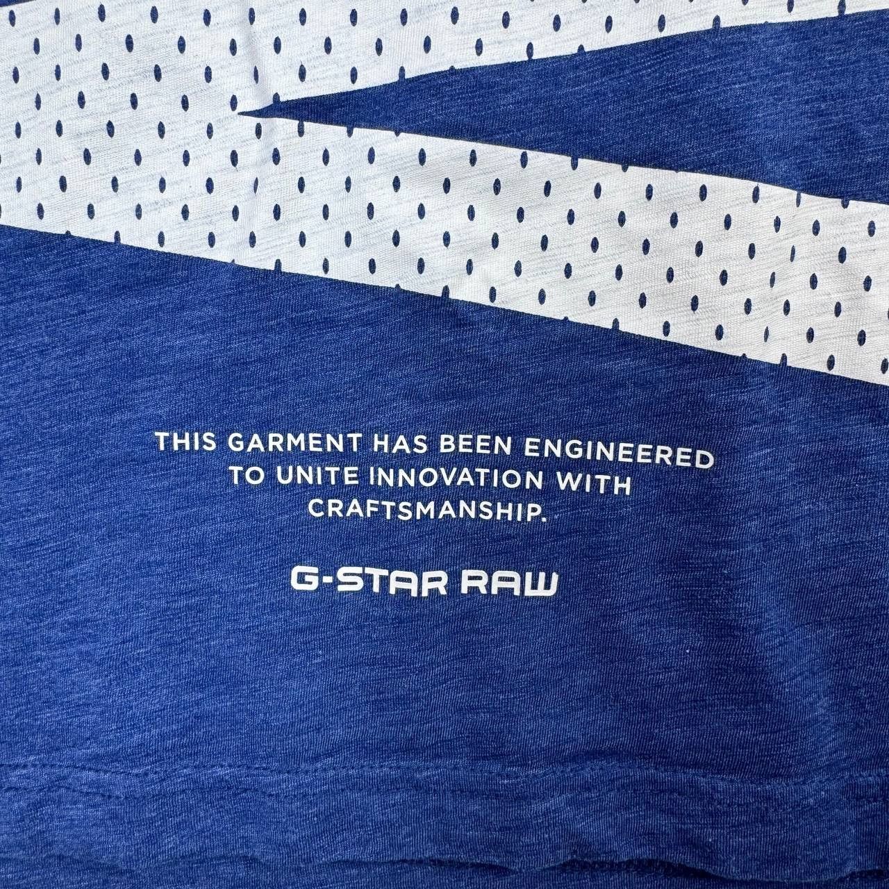 G-Star G-Star Raw Graphic Logo T-Shirt Blue Streetwear Size M Size US M / EU 48-50 / 2 - 3 Thumbnail