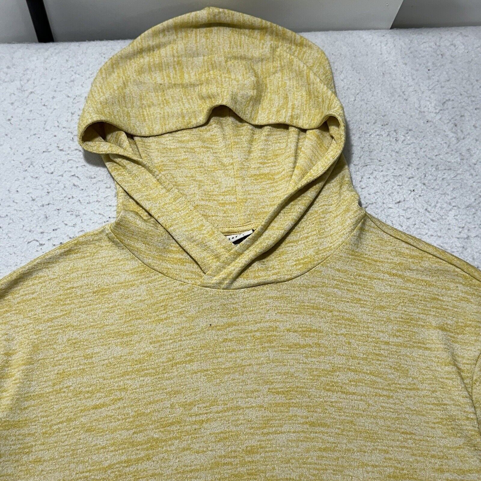 Other A New Day Medium Hoodie Light Yellow Long Sleeve Sweatshirt Size M / US 6-8 / IT 42-44 - 2 Thumbnail