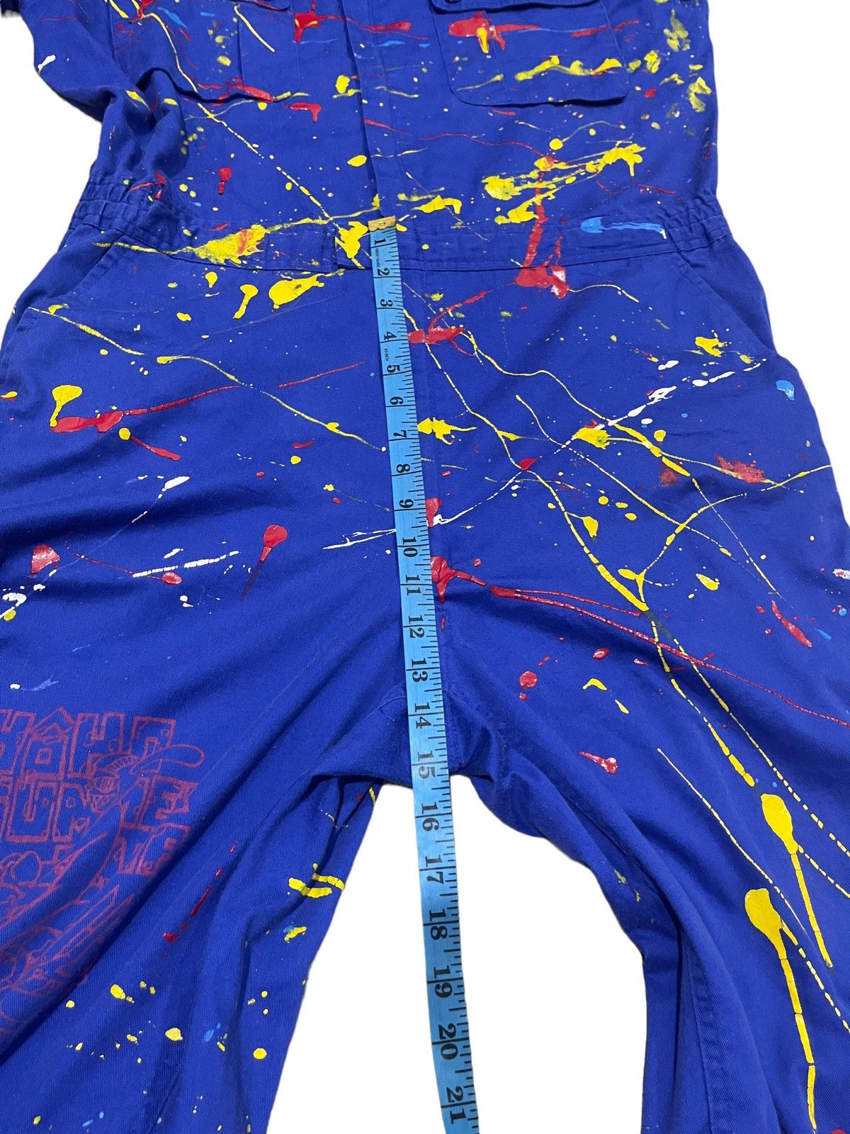 Vintage Vintage Double Diamond Paints Overall Worker Size US 37 - 18 Thumbnail