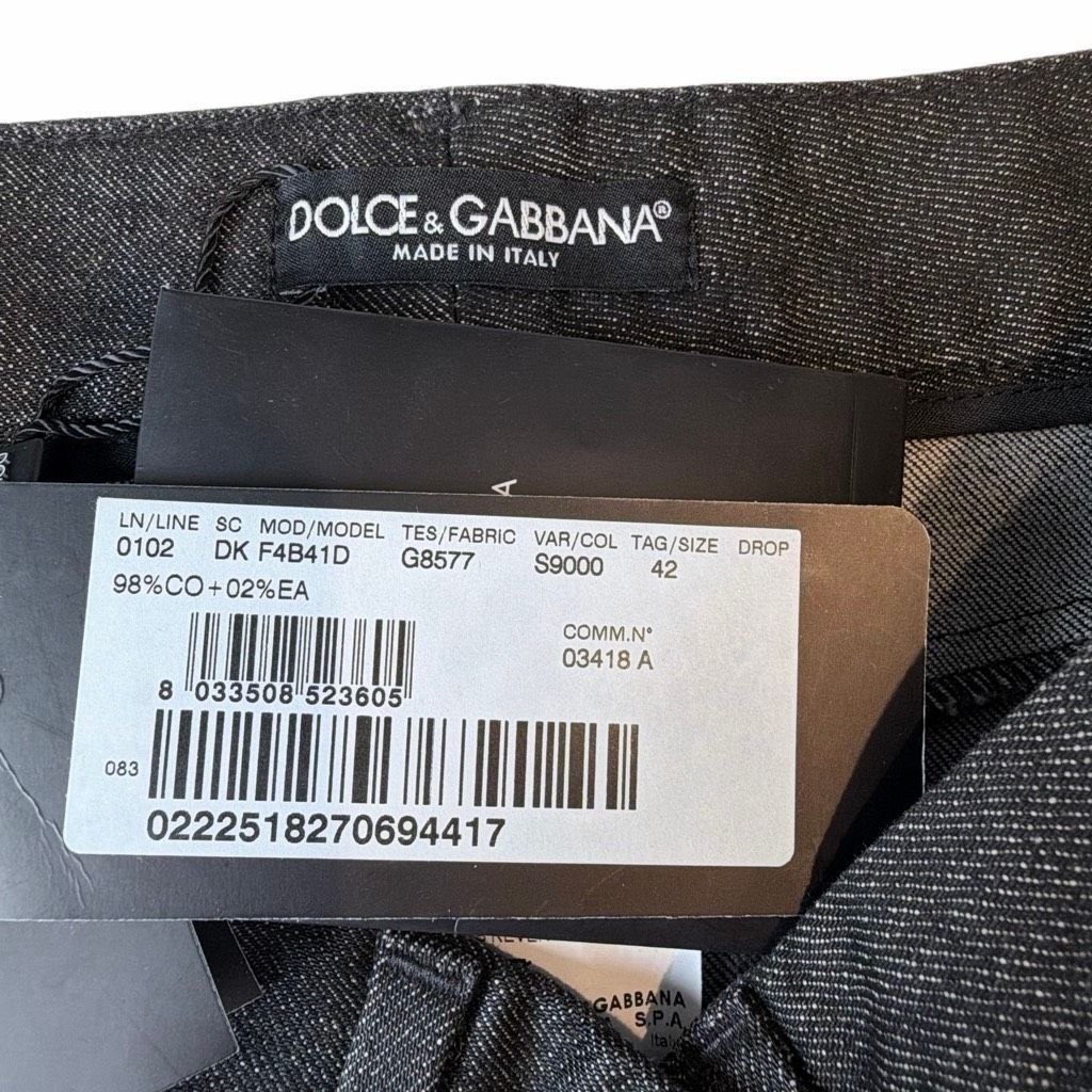 Dolce & Gabbana NWT Dolce & Gabbana Women’s Collection Dark Wash Denim Mini Size 28" / US 6 / IT 42 - 14 Thumbnail