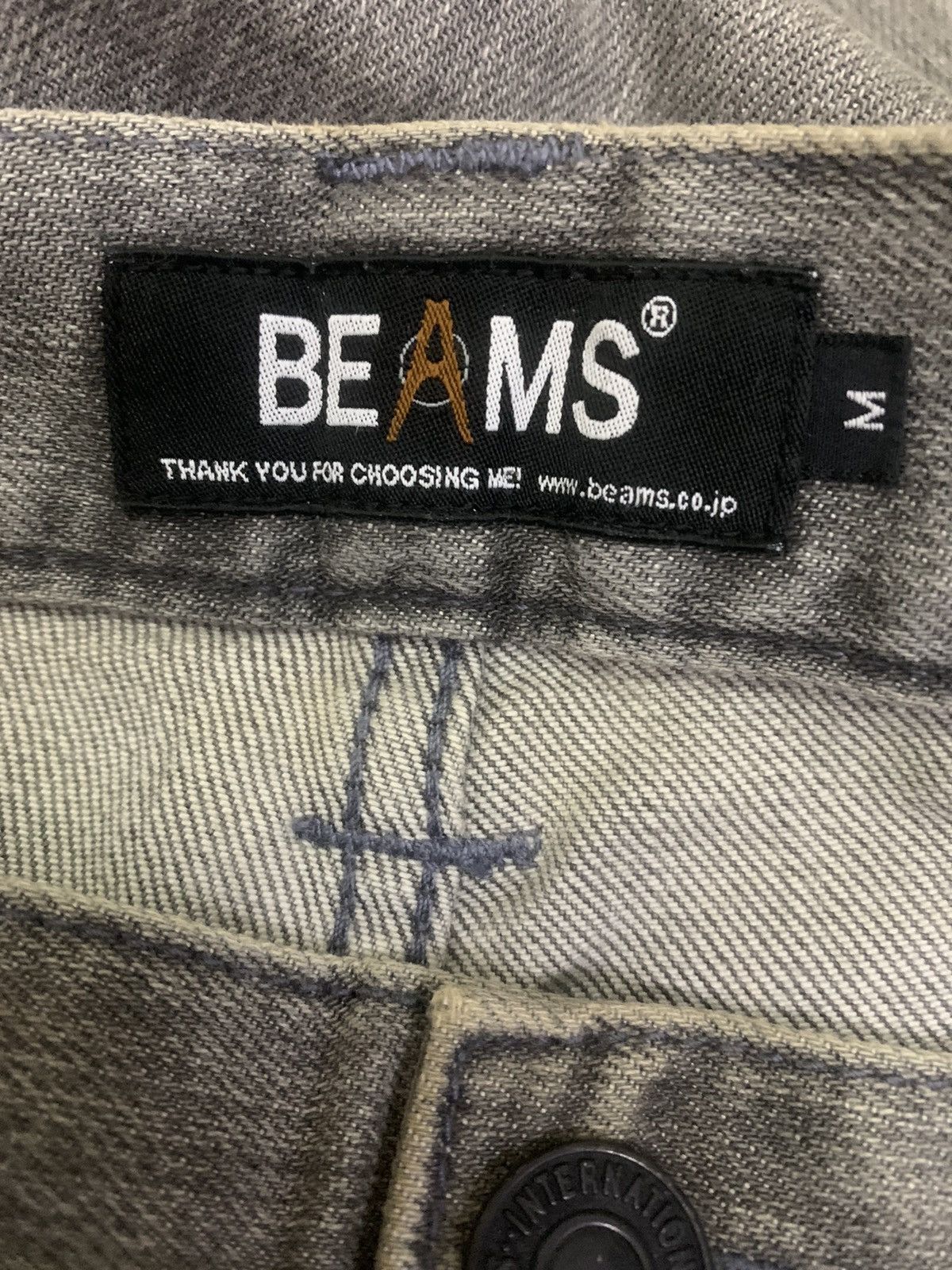 Beams Plus 💥Vintage Japanese Beams Slim Denim Size US 32 / EU 48 - 7 Thumbnail