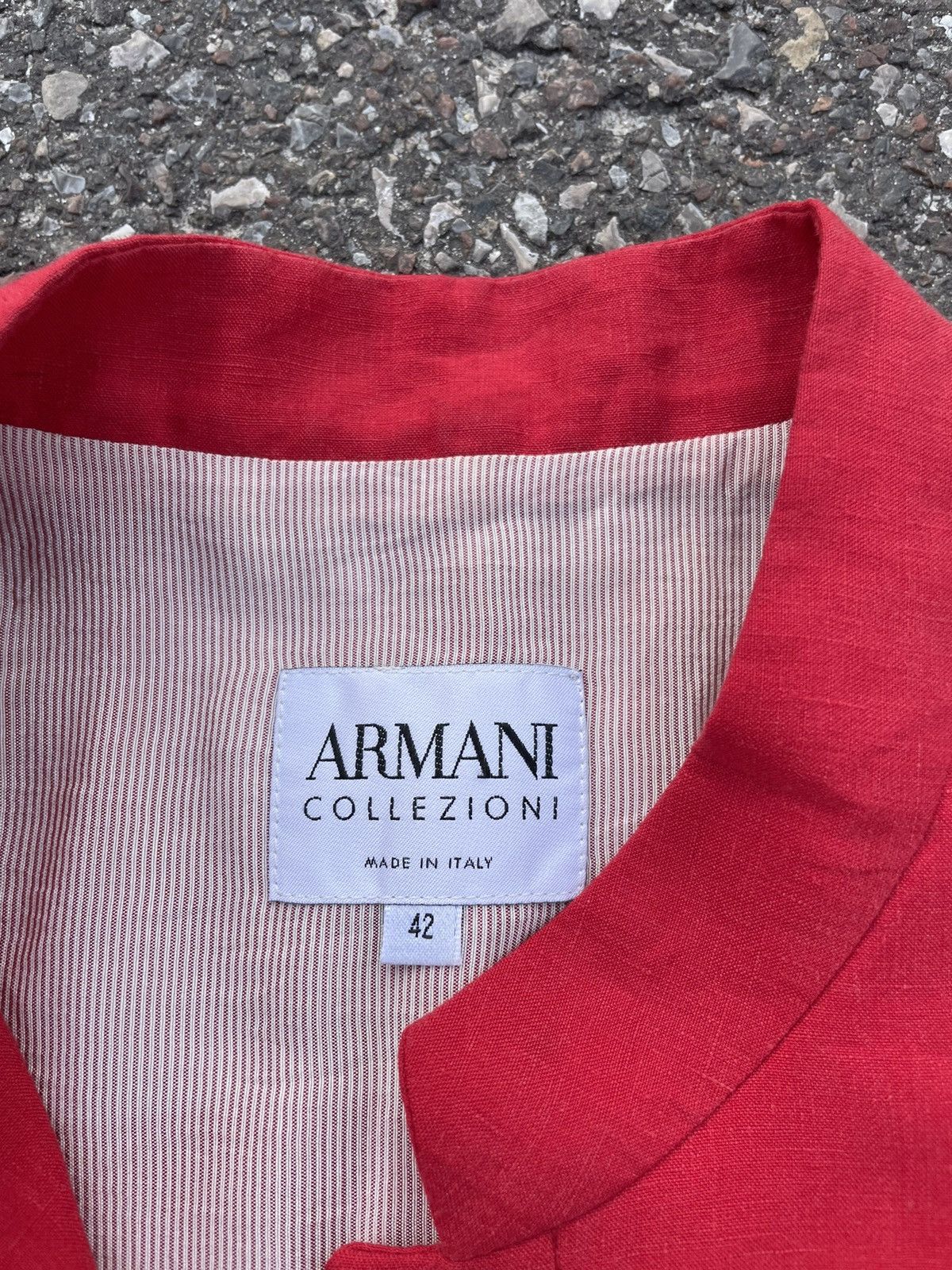 Armani Collezioni Armani Collezioni Jacket Coat Red Size M / US 6-8 / IT 42-44 - 6 Thumbnail