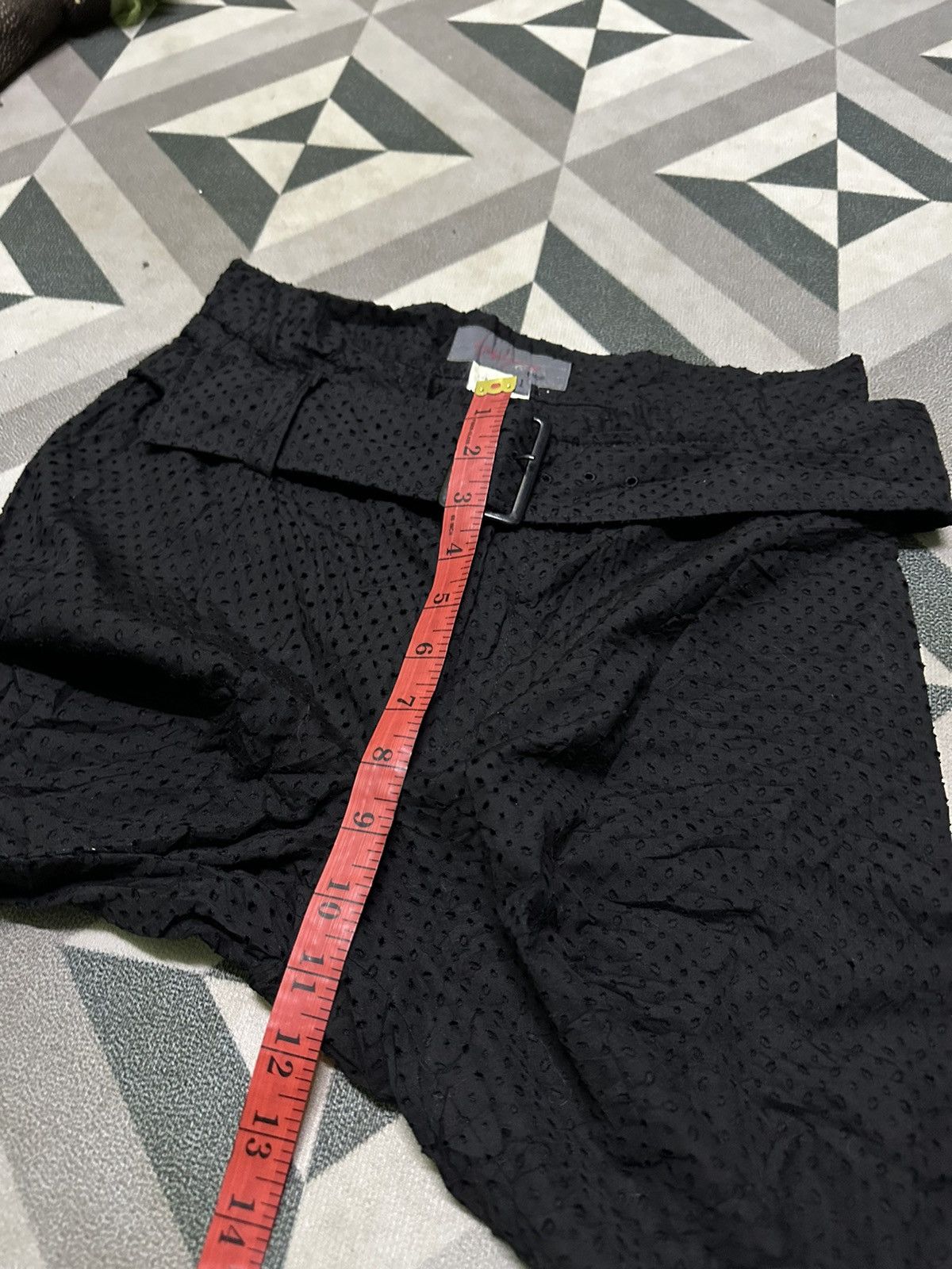 Yohji Yamamoto Yohji Yamamoto + noir signature hole-type pants size 28 Size 28" / US 6 / IT 42 - 18 Thumbnail