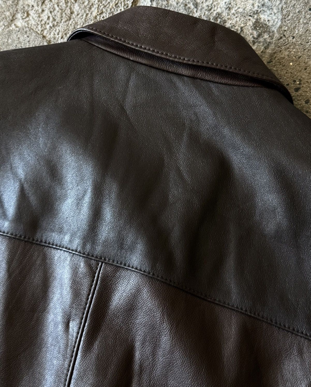 Balenciaga Balenciaga - 1997 -Nicolas Ghesquière -Zip Up Leather Jacket Size US M / EU 48-50 / 2 - 13 Thumbnail