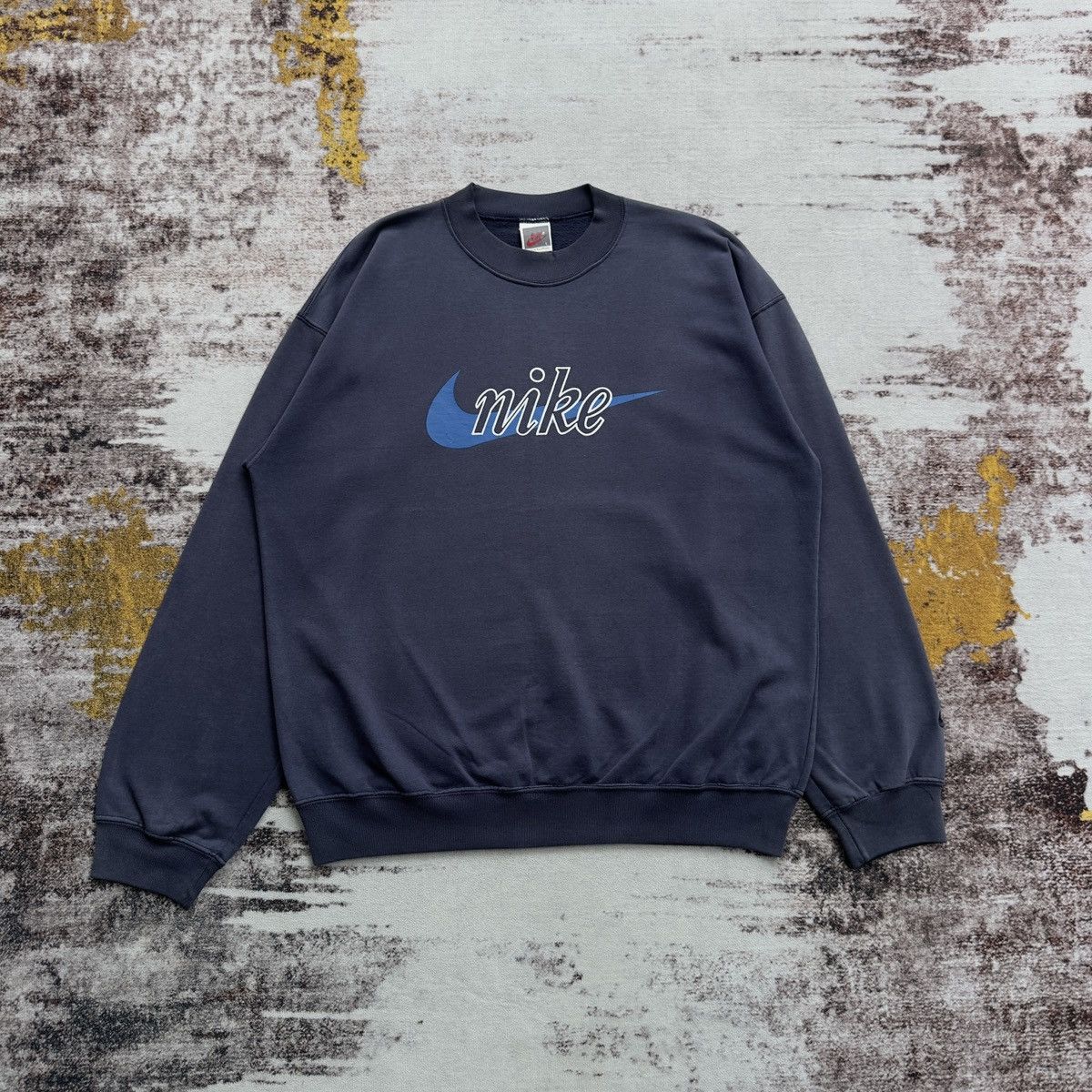 Vintage VINTAGE NIKE Y2K VERY RARE SWEATSHIRT BIG LOGO Size US L / EU 52-54 / 3 - 2 Thumbnail