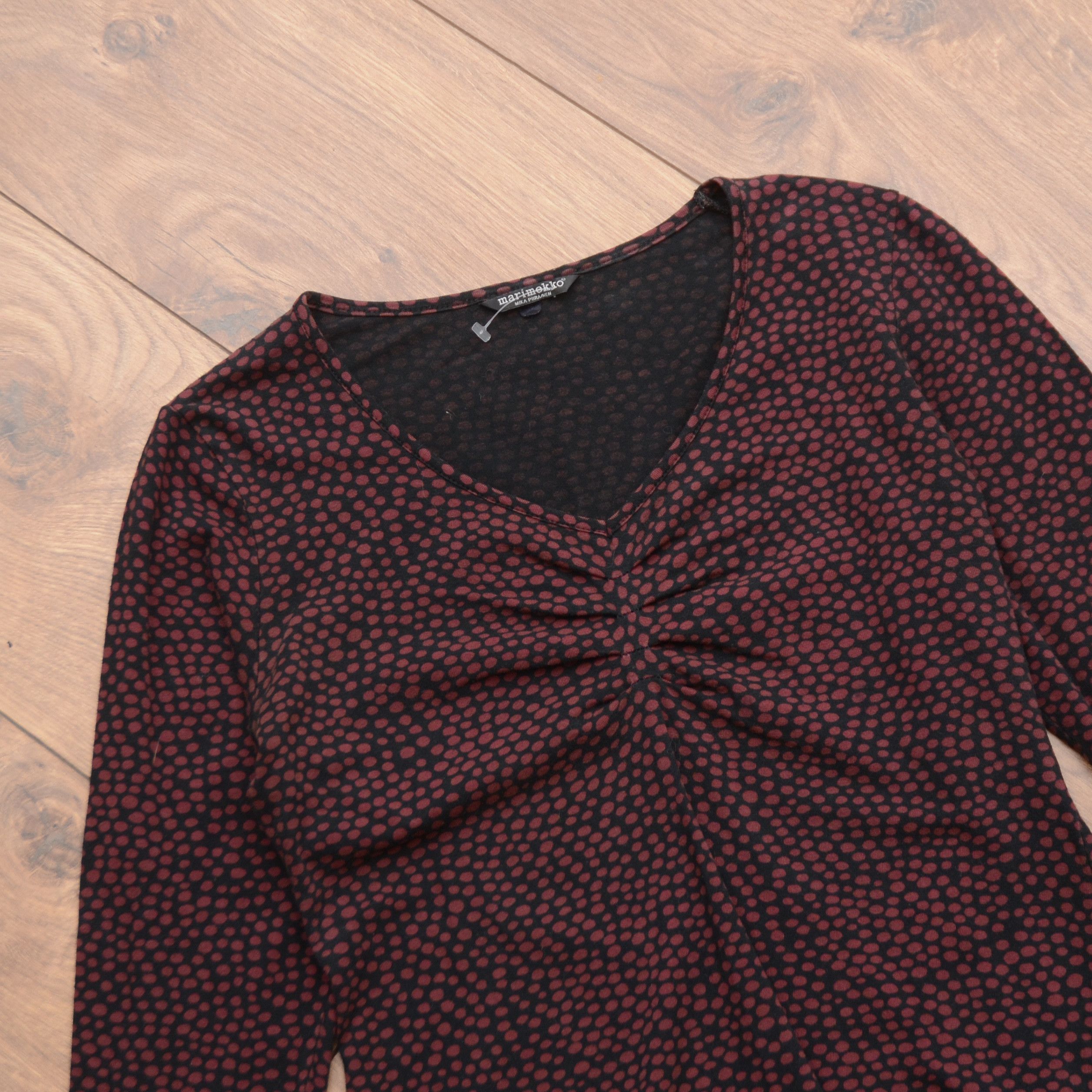 Marimekko MARIMEKKO Mika Piirainen Polla Dot Pullover Blouse size S Size S / US 4 / IT 40 - 7 Thumbnail