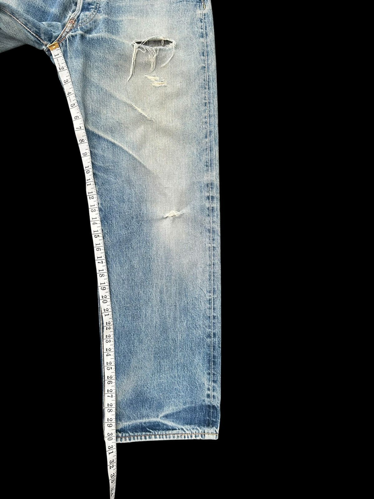 Kapital Vintage Evis Selvedge Distressed Denim Jeans Size US 32 / EU 48 - 21 Thumbnail