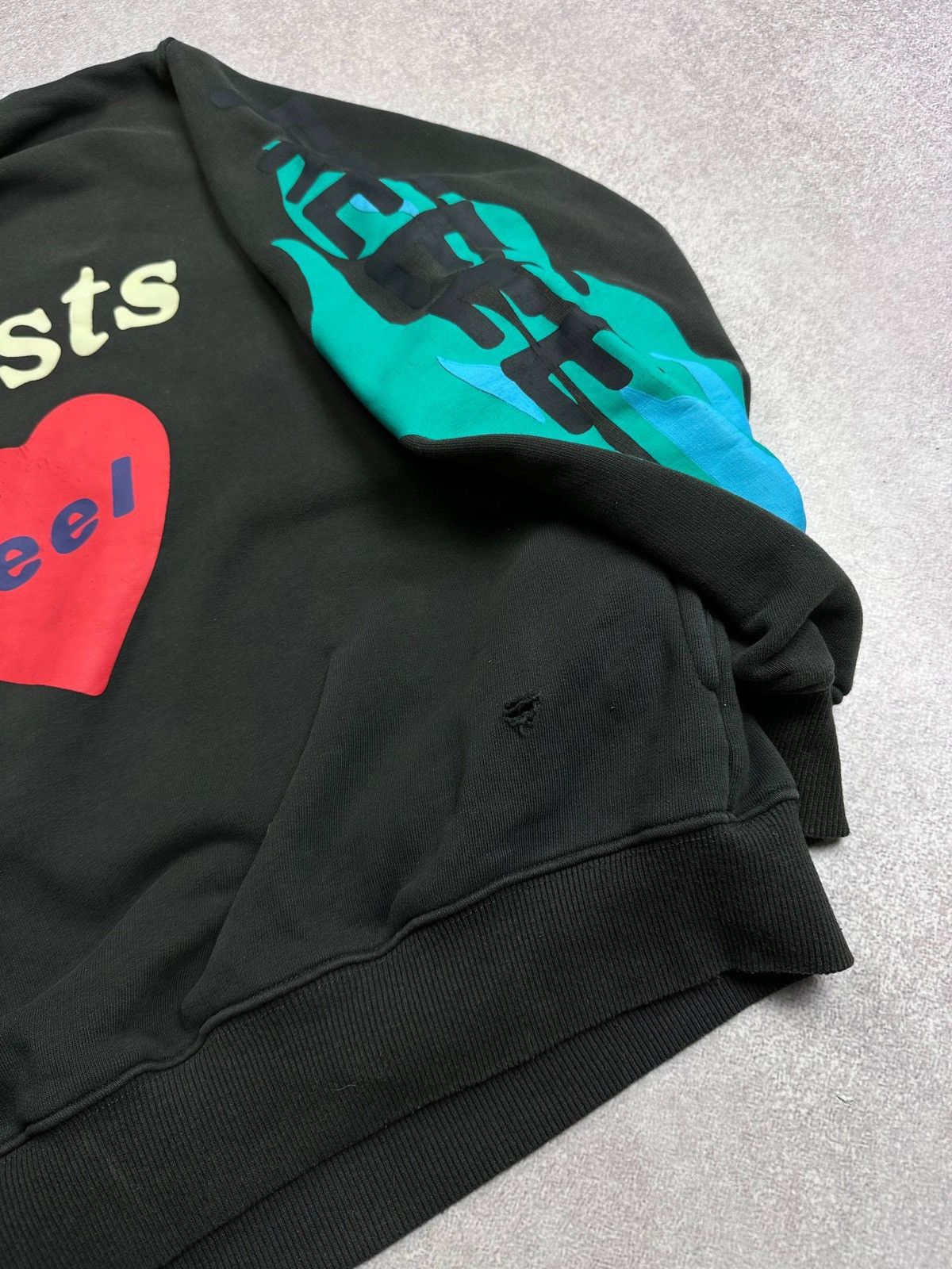 Vintage Kanye West Kid Kudy Kids See Ghost Boxy Hoodie L Size US L / EU 52-54 / 3 - 6 Thumbnail